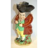 Staffordshire Ralph Wood Early 19thC 'Snuff Taker' Toby Jug, c1820 Height 9 Inches