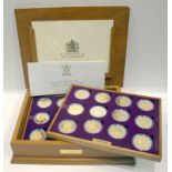 Royal Mint Queen Elizabeth II Golden Jubilee Coin Collection In Fitted Wooden Box With Paperwork