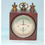 Edison & Swan Electric Meter In Mahogany Case, 4.5x3.5 Inches