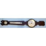 Rare 6 Inch Dial Mahogany Banjo Barometer, Of Small Size, Engraved To The Dial 'DOLLAND LONDON',