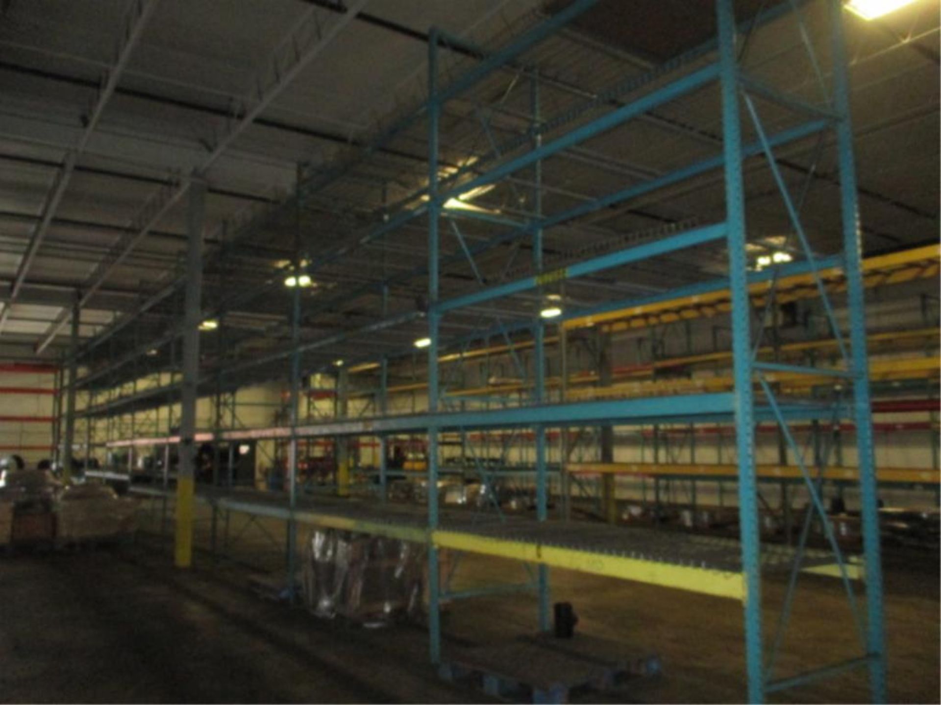 Lot: (5 Tier, 10 sections) Warehouse Pallet Racking, Redirack Style. Consisting of: (12) Upright