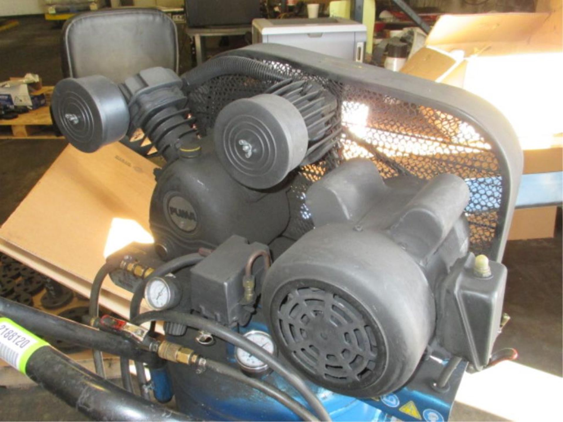 Puma UC0205 Air Compressor, 20 Gal., 135 PSI, 7.6CMF. HIT# 2188120. Building 1. Asset(s) Located - Image 2 of 2