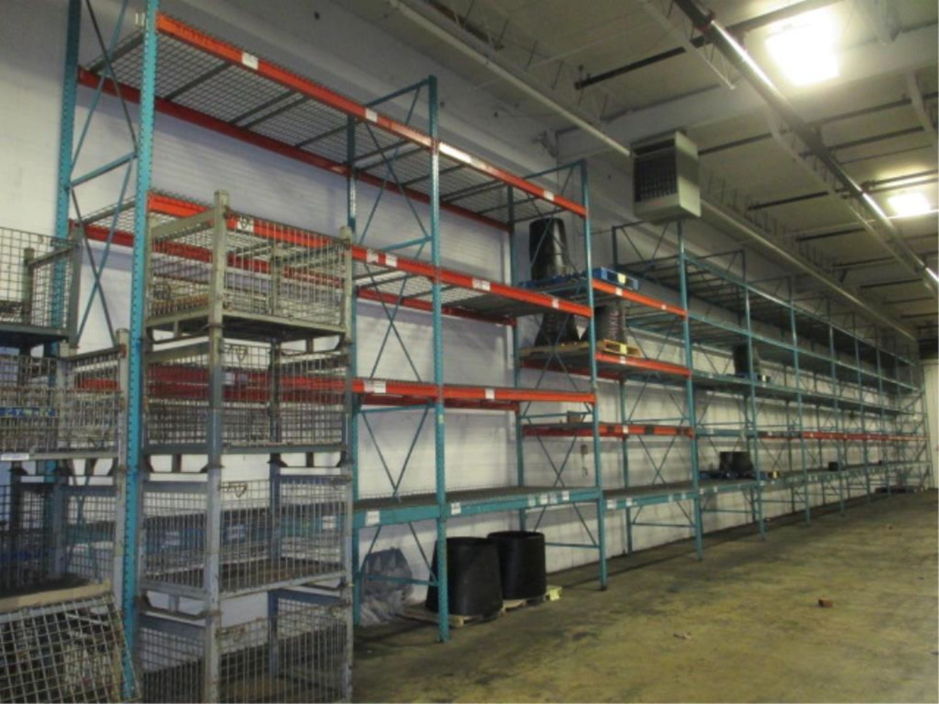 Lot: (5 Tier, 11 sections) Warehouse Pallet Racking, Redirack Style. Consisting of: (12) Upright