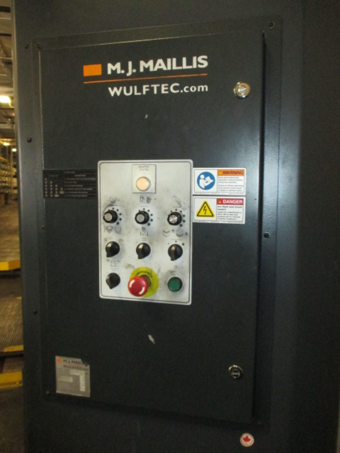 Wulftec / M.J. Maillis WSMH-200-B Semi-Automatic Turntable Stretch Wrapper. 120V, 60Hz, 15A. S/N- - Image 3 of 5