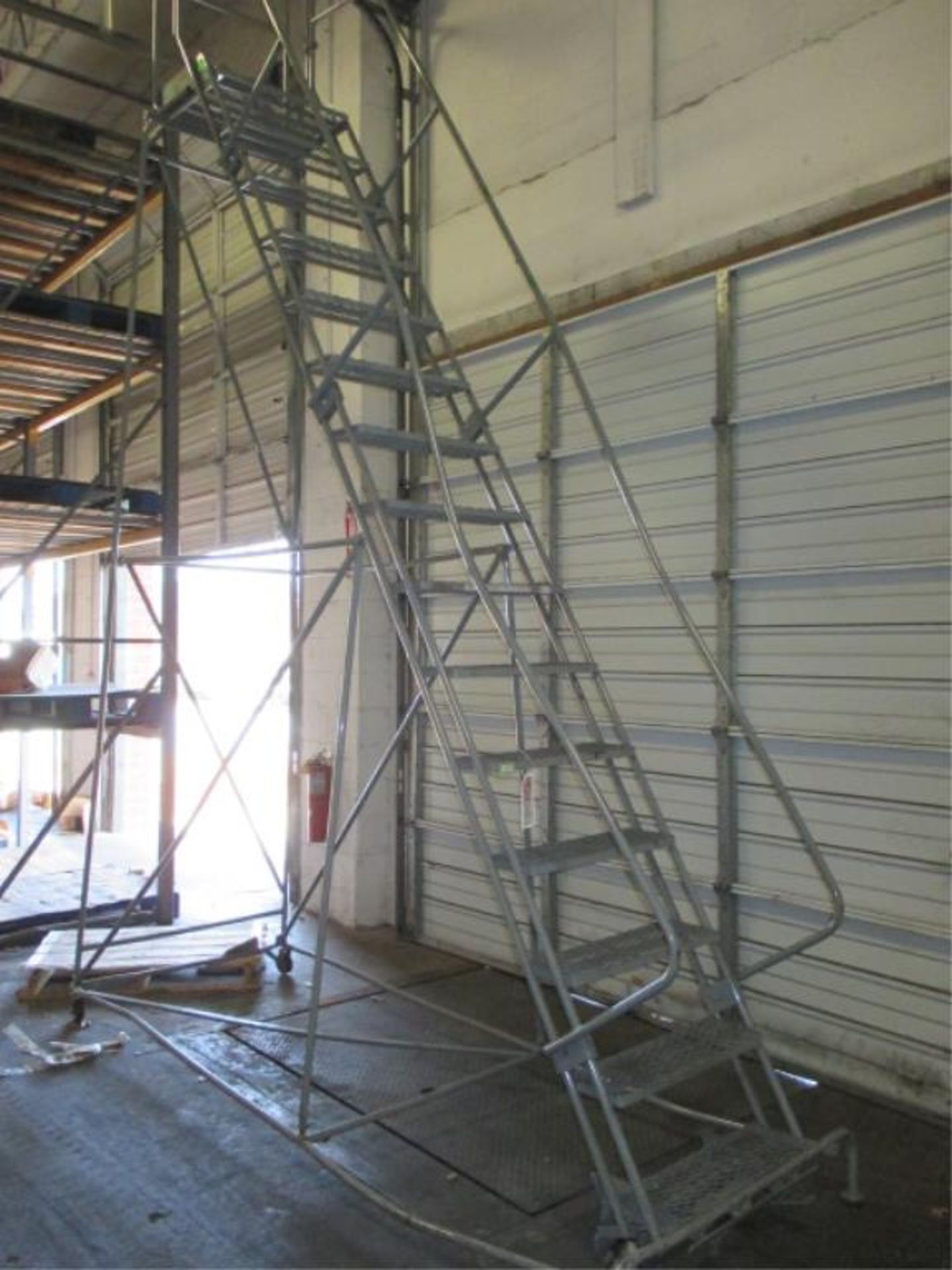 12ft Warehouse Ladder. HIT# 2188132. Building 1. Asset(s) Located at 1578 Litton Drive, Stone