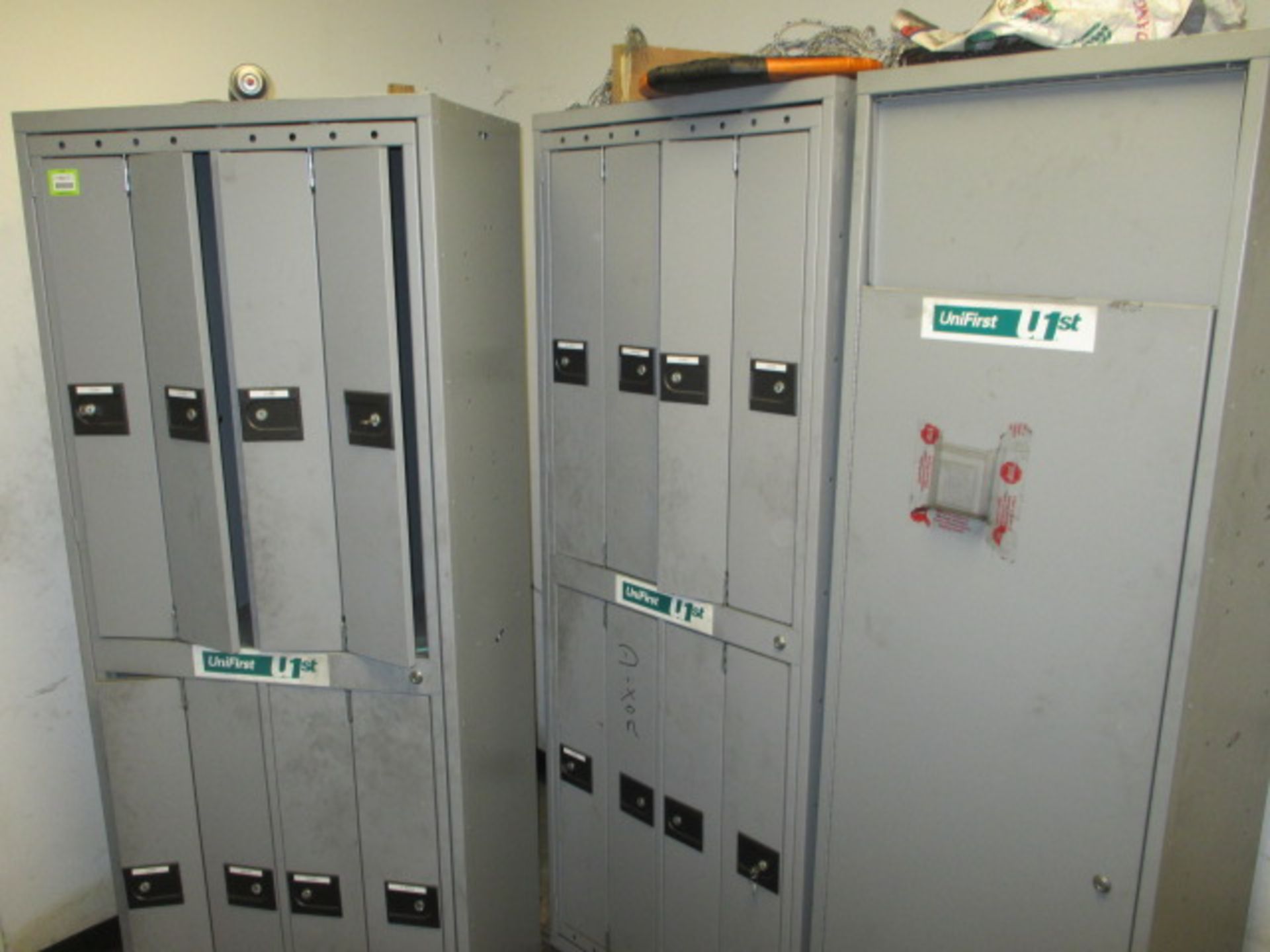 UniFirst Lot: (2) 8-Door Garment Lockers. HIT# 2188127. Building 2. Asset(s) Located at 1578