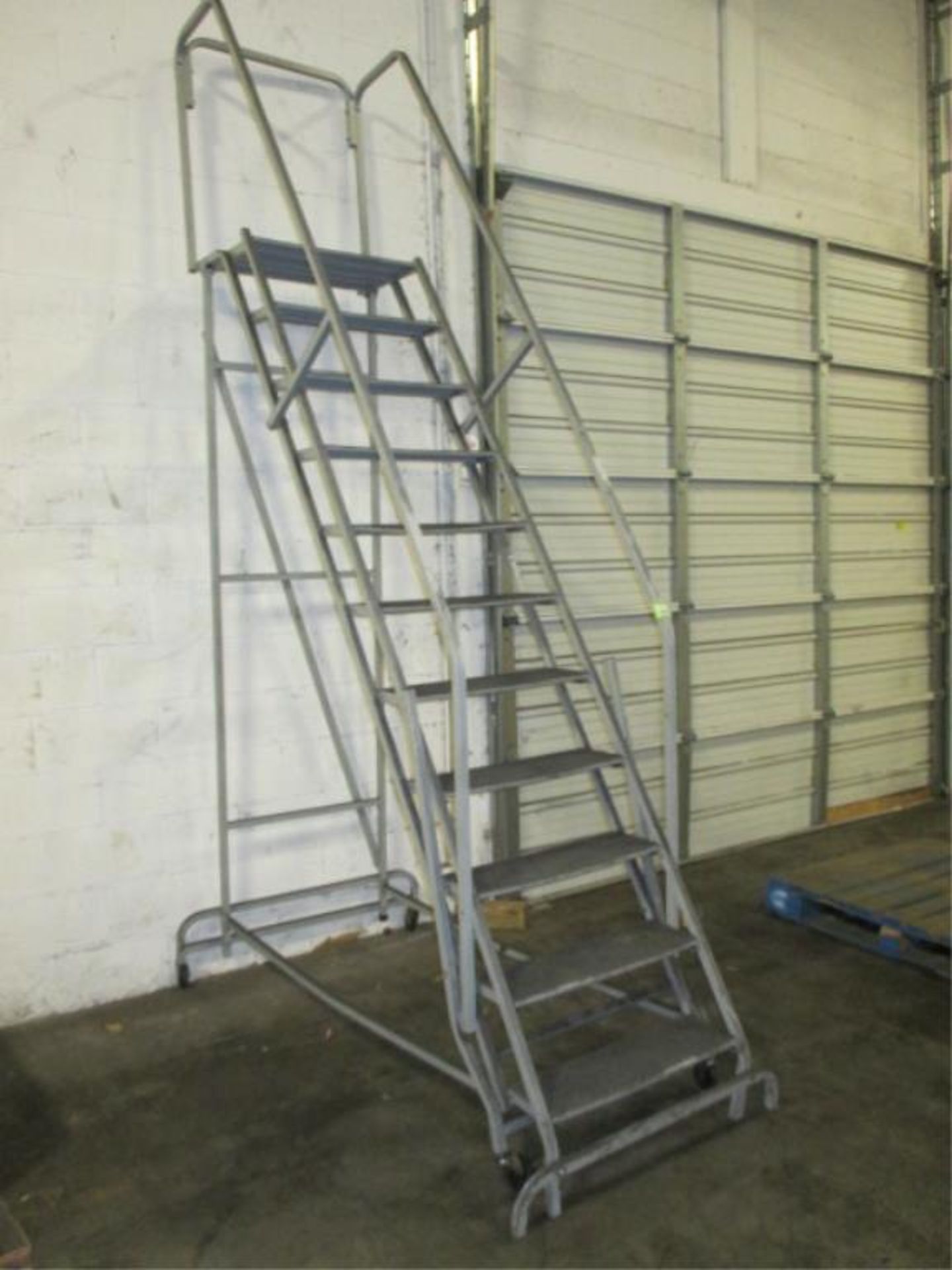 8ft Warehouse Ladder. HIT# 2188125. Building 2. Asset(s) Located at 1578 Litton Drive, Stone