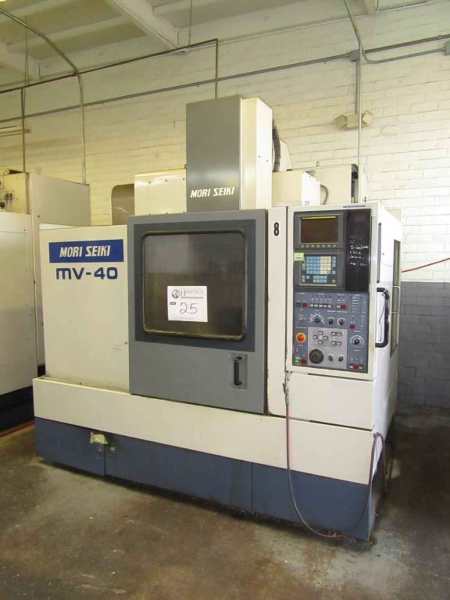 Mori Seiki MV-40B 1991 - CNC Vertical Machining Center with MF-M4 3-Axis Control Panel, Table Size