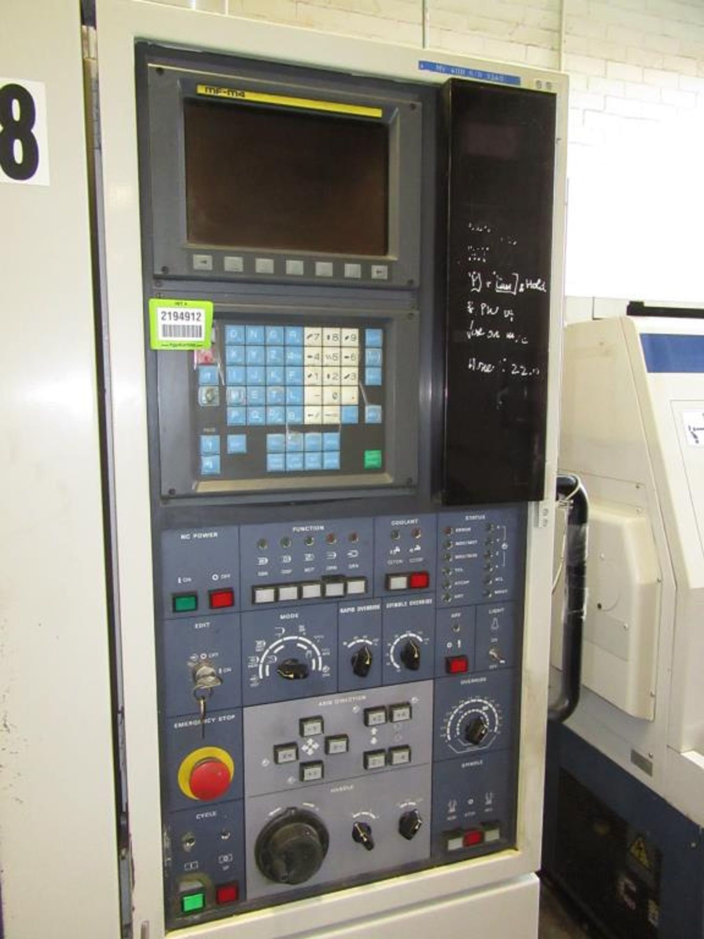 Mori Seiki MV-40B 1991 - CNC Vertical Machining Center with MF-M4 3-Axis Control Panel, Table Size - Image 2 of 11