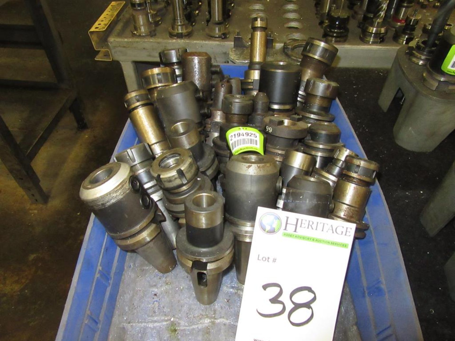 Lot: (26) Assorted Cat 40 Tool Holders. HIT# 2194925. Asset(s) Located at 14582 Goldenwest Street,