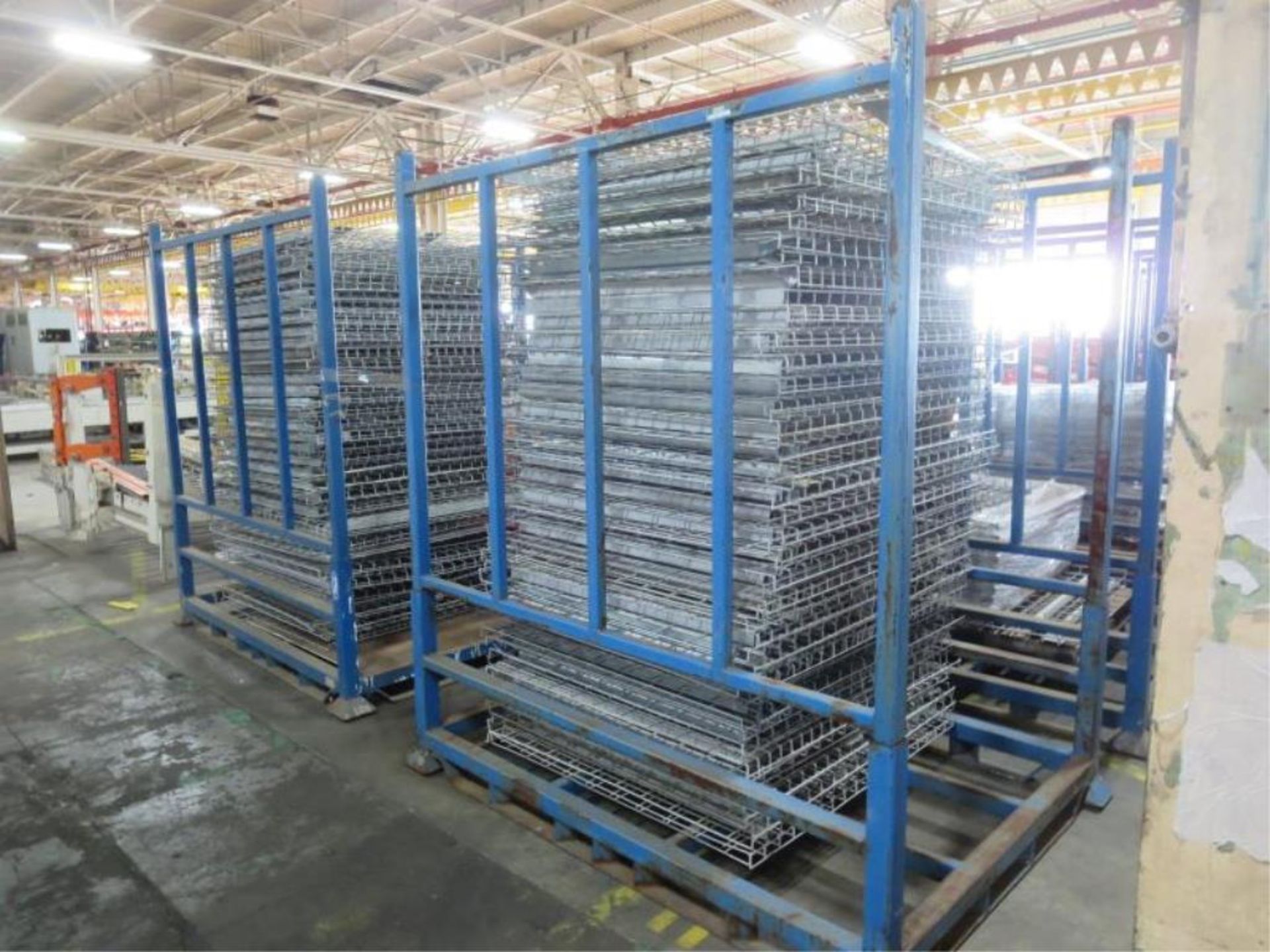 Pallet Racking, 50 uprights, 42" wide, 12'8 to 17' h. (6) skids of Wire shelving, 4 skids of cross - Bild 9 aus 9
