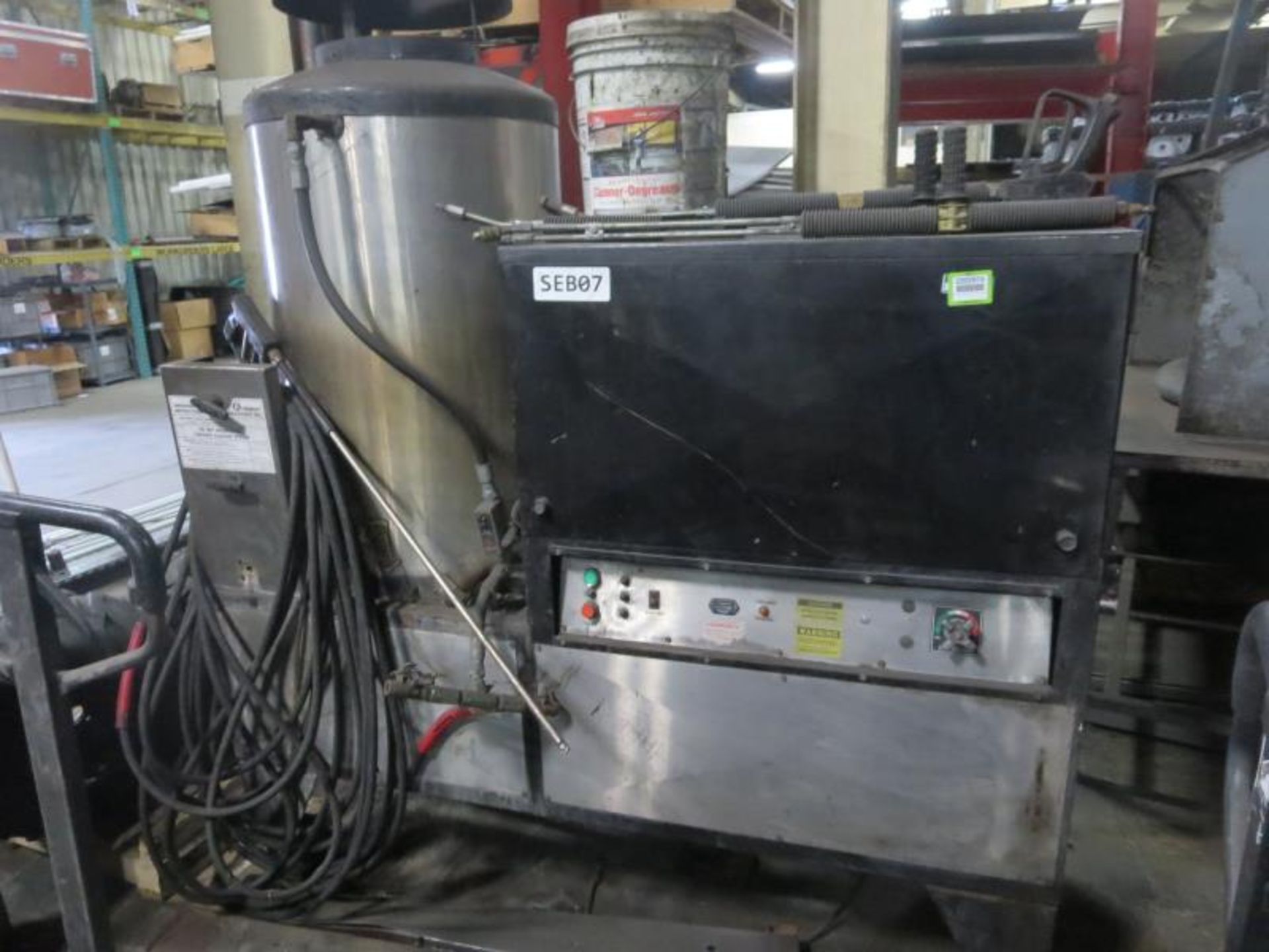 Fremont Phosphate Steam Cleaner, Approx. 3000psi. Hit # 2202974. Bldg. 1 O.S. Maint Shop. Asset