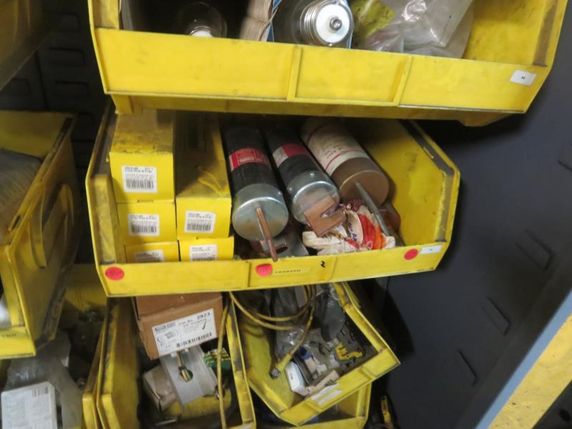 Electrical Parts. Cabinet & Contents, Fuses, Connectors, wire nuts, & Other items pictured included - Image 6 of 16