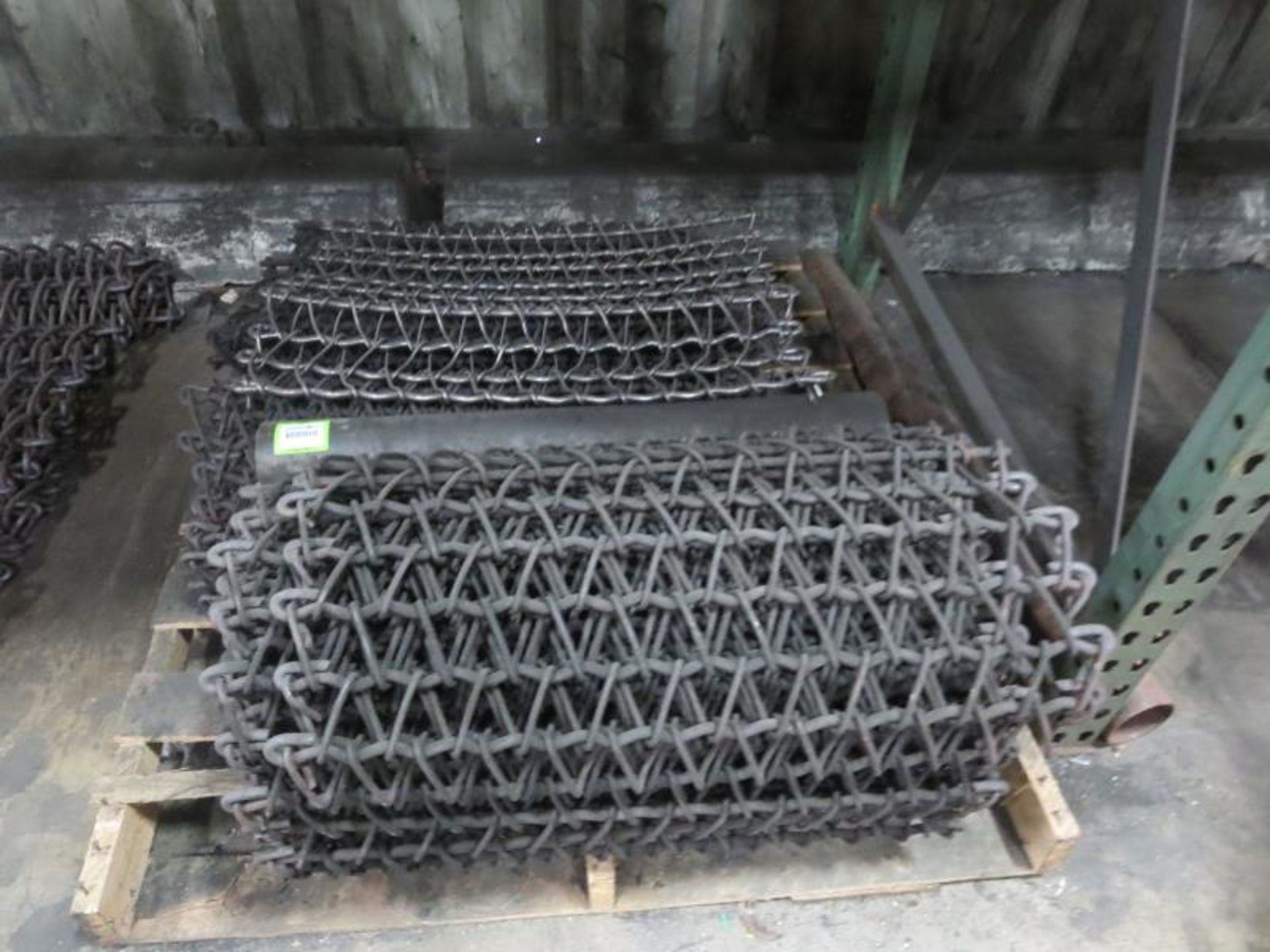 GOFF 8 wheel Shot Blast parts.. 27" Conveyor Chain, Round wire belt made of Manganese material