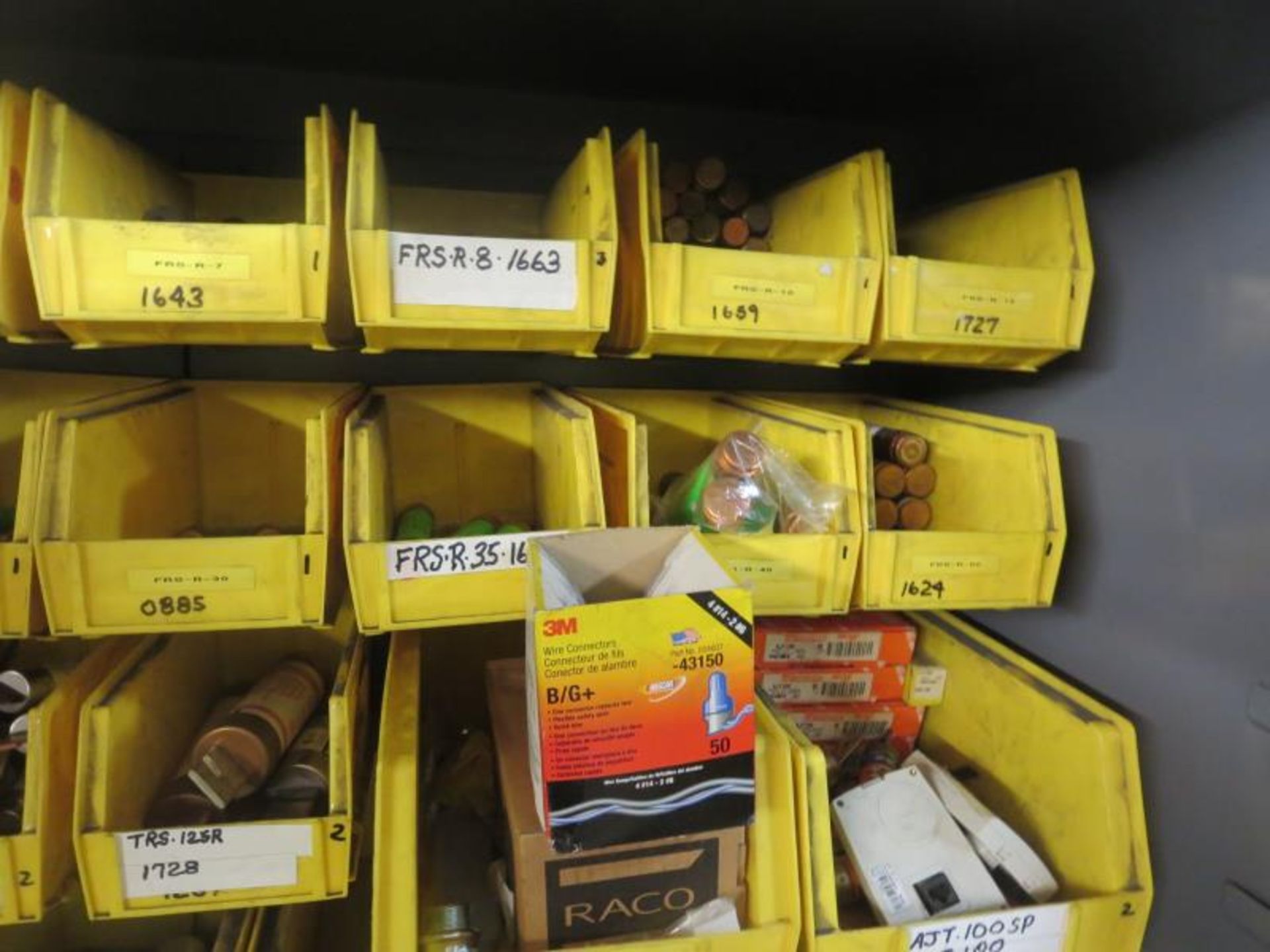 Electrical Parts. Cabinet & Contents, Fuses, Connectors, wire nuts, & Other items pictured included - Image 10 of 16