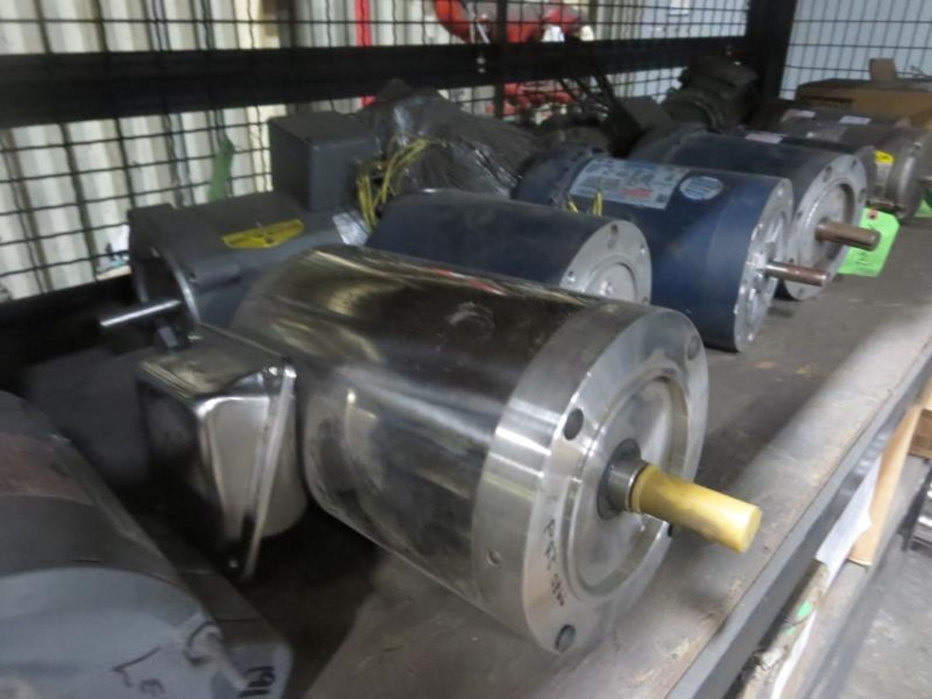 Lot (22) Motors, 1/5hp, .33hp, 2hp, 1/4hp, 1 1/2hp, 1/3hp, 1/2hp. (1) .75hp Stainless Steel - Image 3 of 8