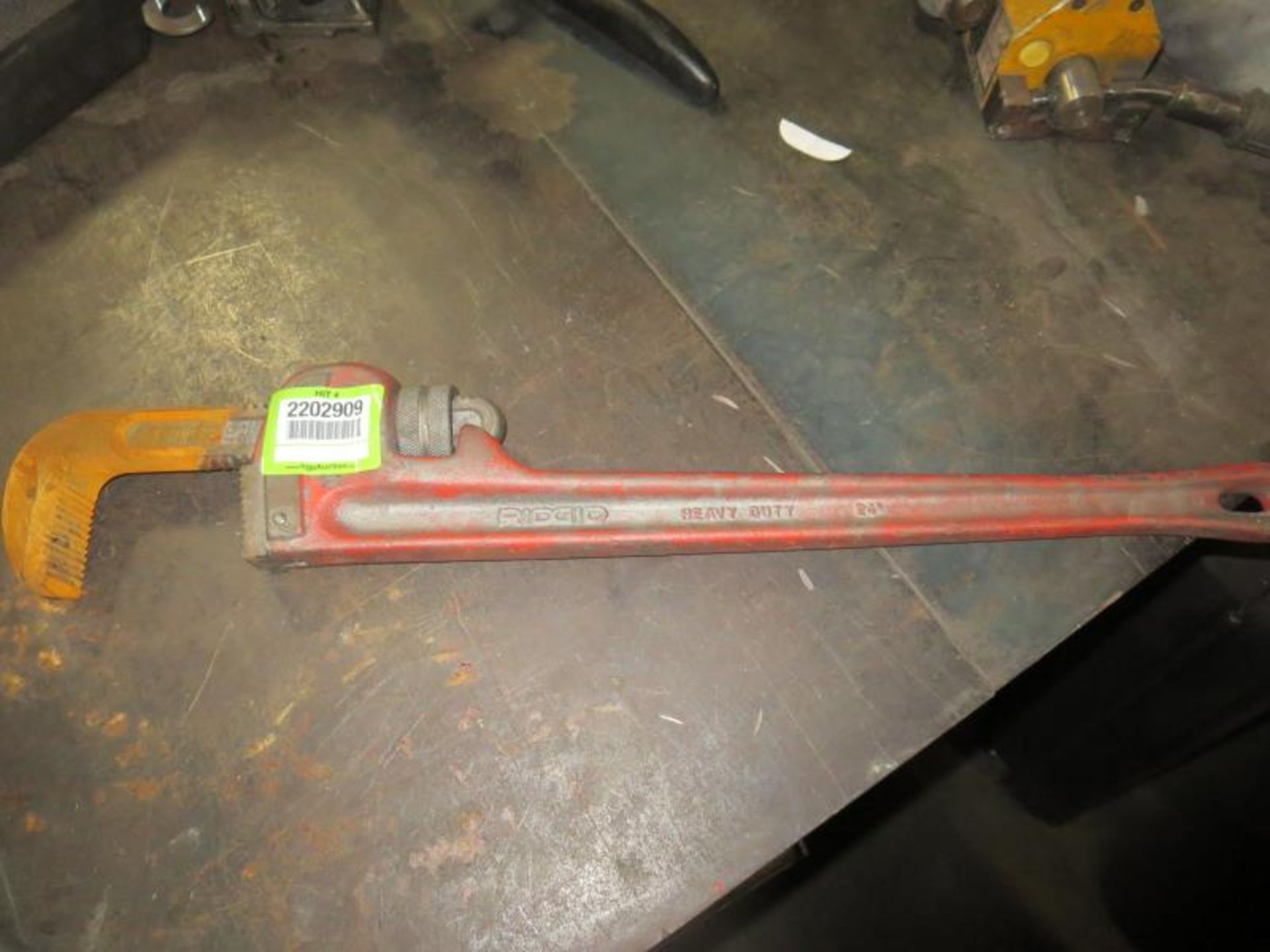 Rigid 24" Pipe Wrench. Hit # 2202909. Bldg. 1 Maint. Shop. Asset Located at 820 S Post Rd,