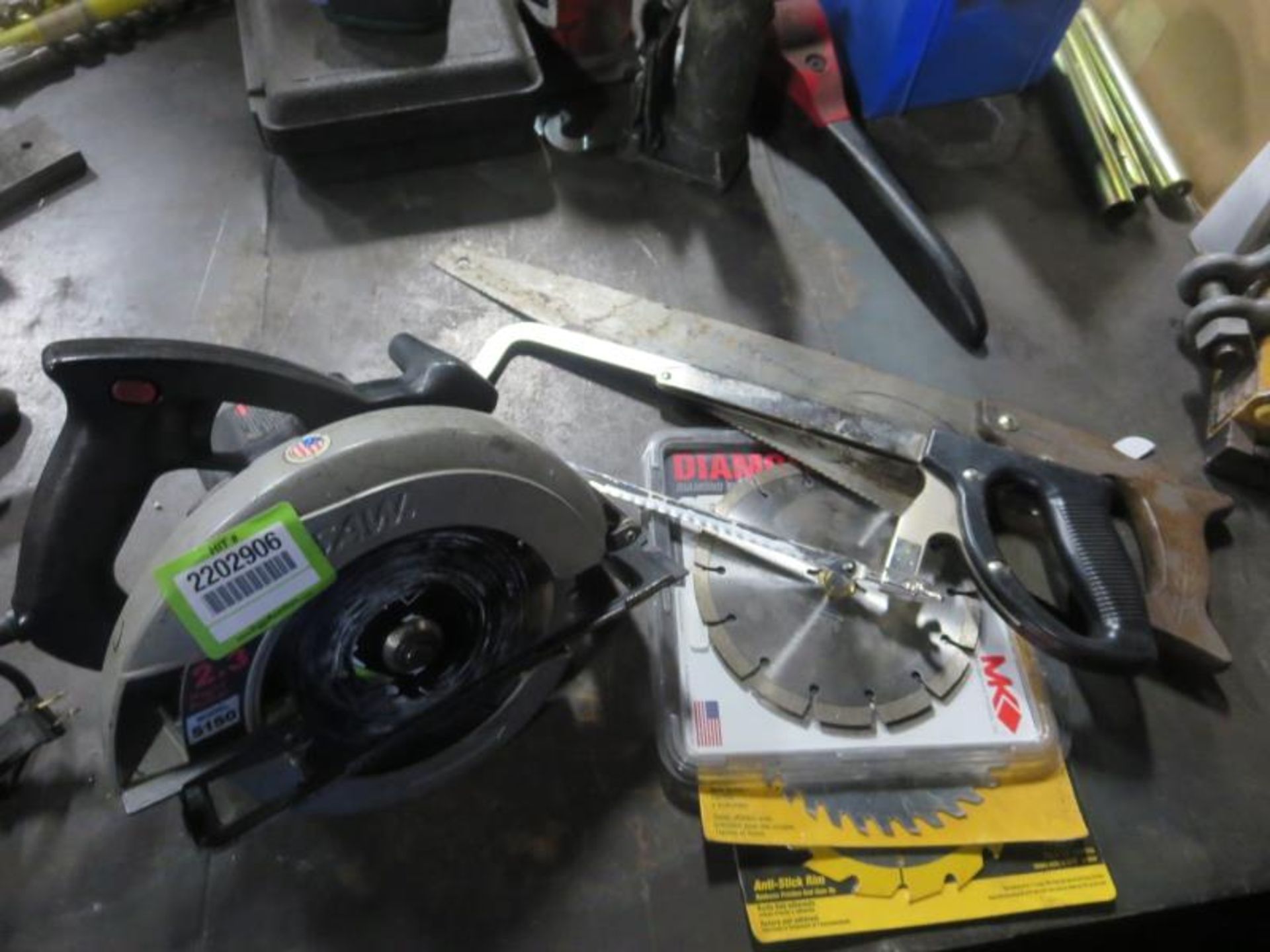 Lot of Circular Saw & Hand Saws, Consisting of (1) Skil 7 1/4" Circular Saw with 4 Saw Blades, Wood