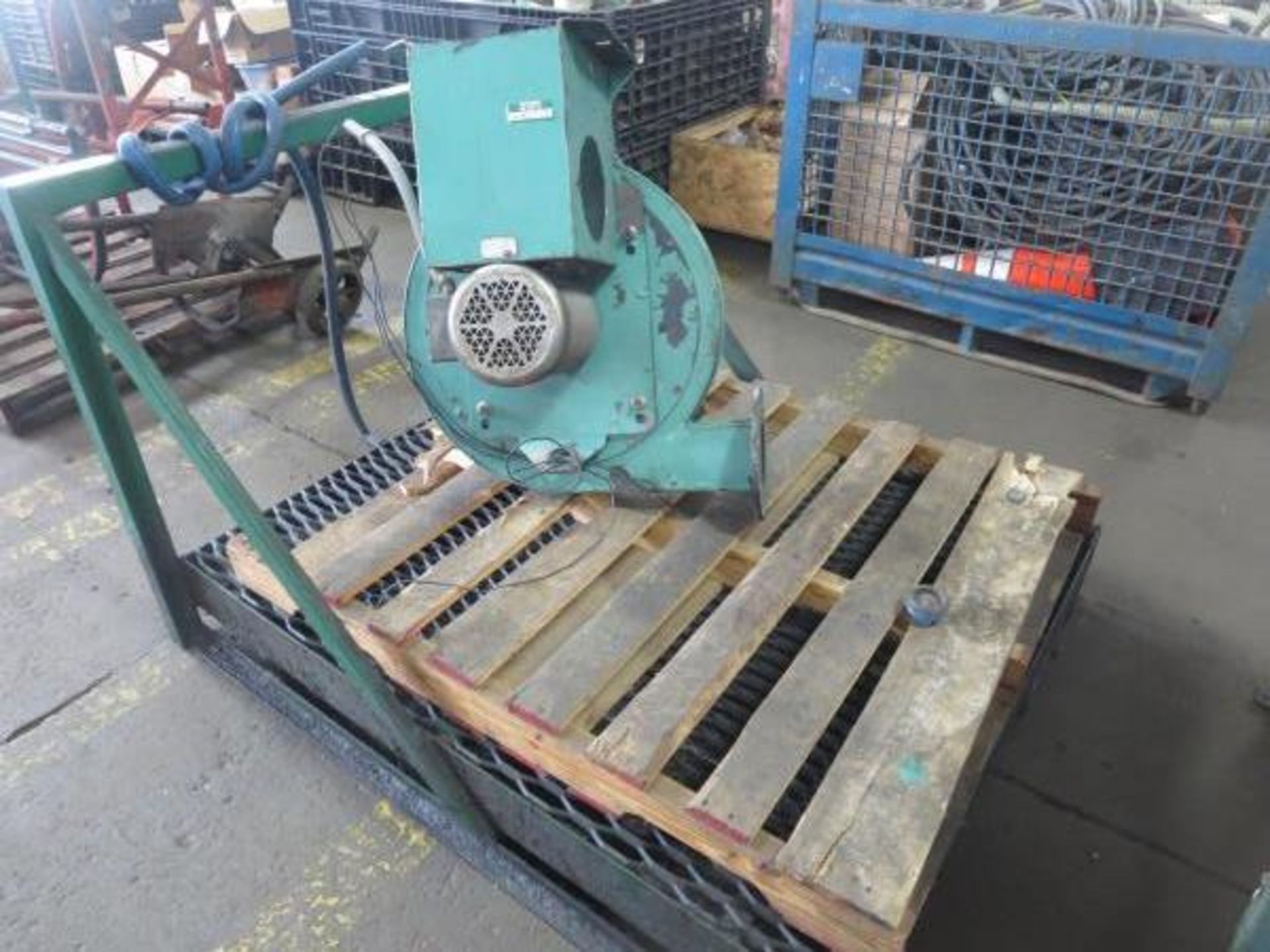 Battery Wash Stand, 54" x 44" with Eclipse SMJ Blower Hit # 2185778. M8-M9. Asset Located at 1425