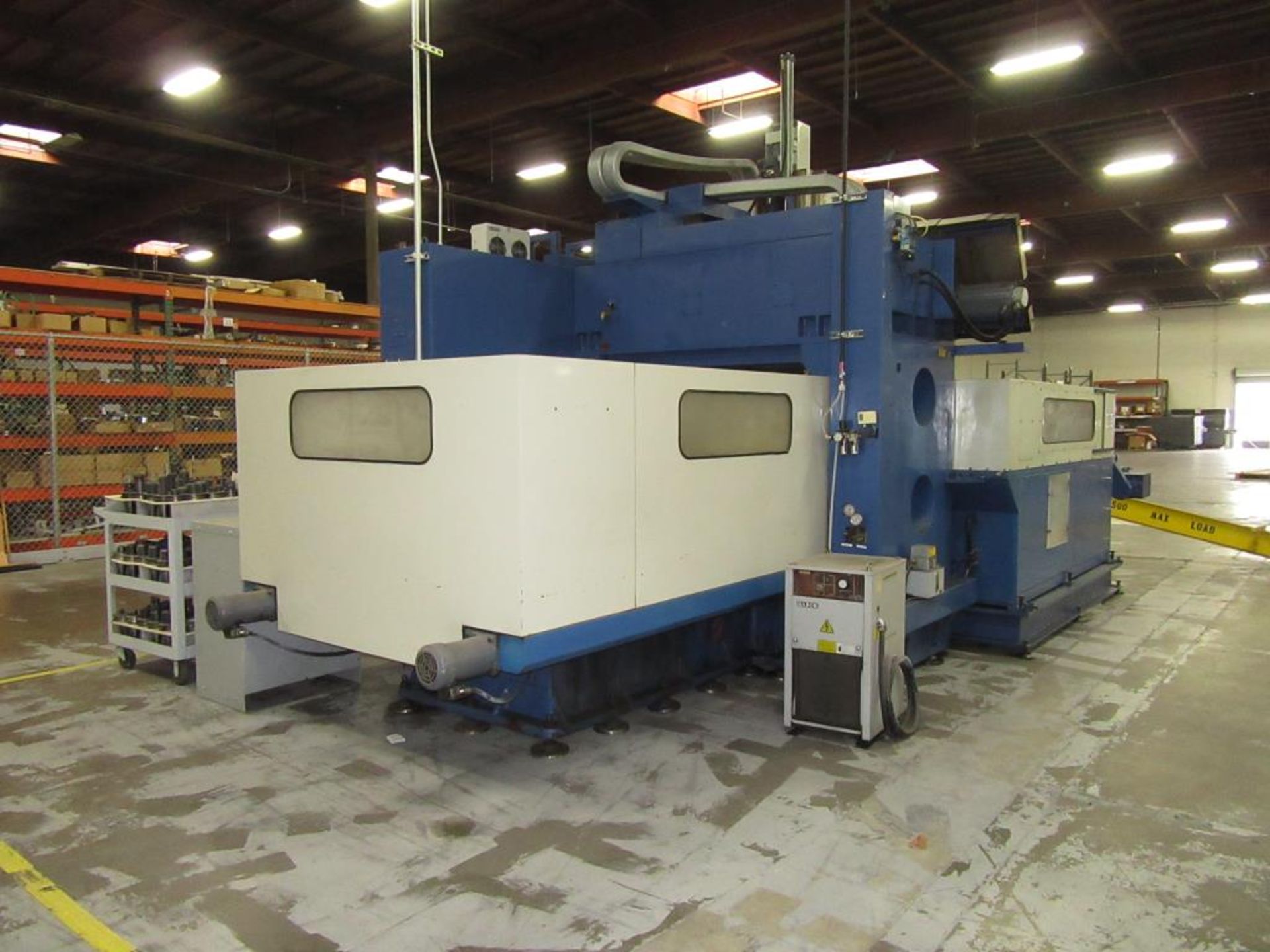 Viper HB-130W. 1997 - CNC Vertical Bridge Mill with Mitsubishi 3-Axis Control Panel, Table Size - Image 14 of 22