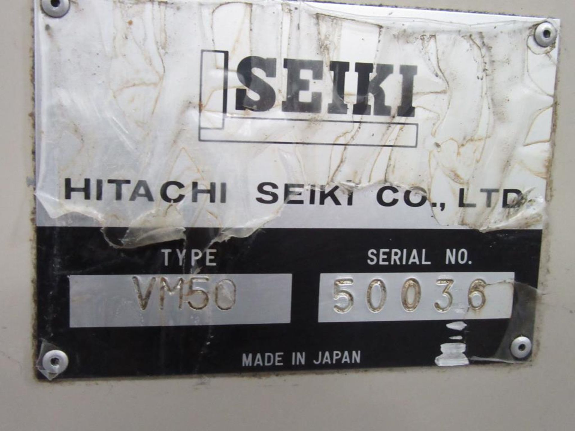 Hitachi Seiki VM-50. 1997 - CNC Vertical Machining Center with Seicos Lambda 10M 3-Axis Control - Image 13 of 15