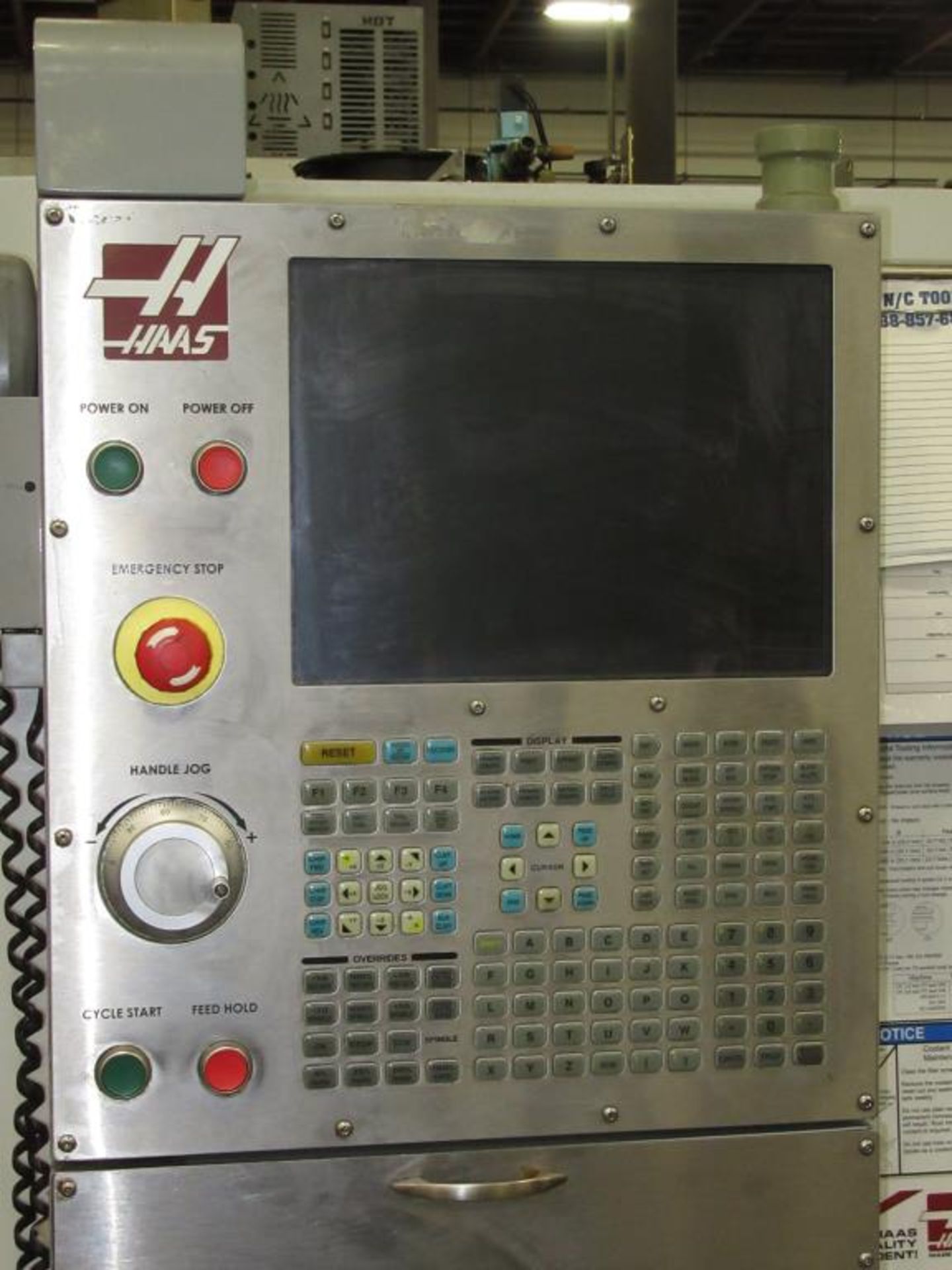 Haas VF-3BYT. 2008 - CNC Vertical Machining Center with Haas 3-Axis Control Panel, Table Size 54"L x - Image 2 of 15