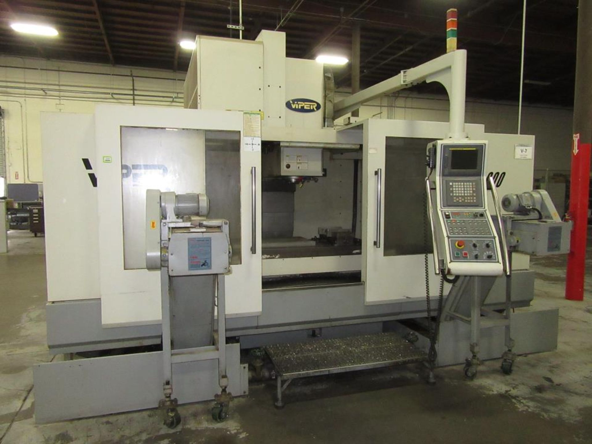 Mighty Viper VMC-1600A. 2006 - CNC Vertical Machining Center with Fanuc 21i-MB 3-Axis Control Panel, - Image 2 of 22