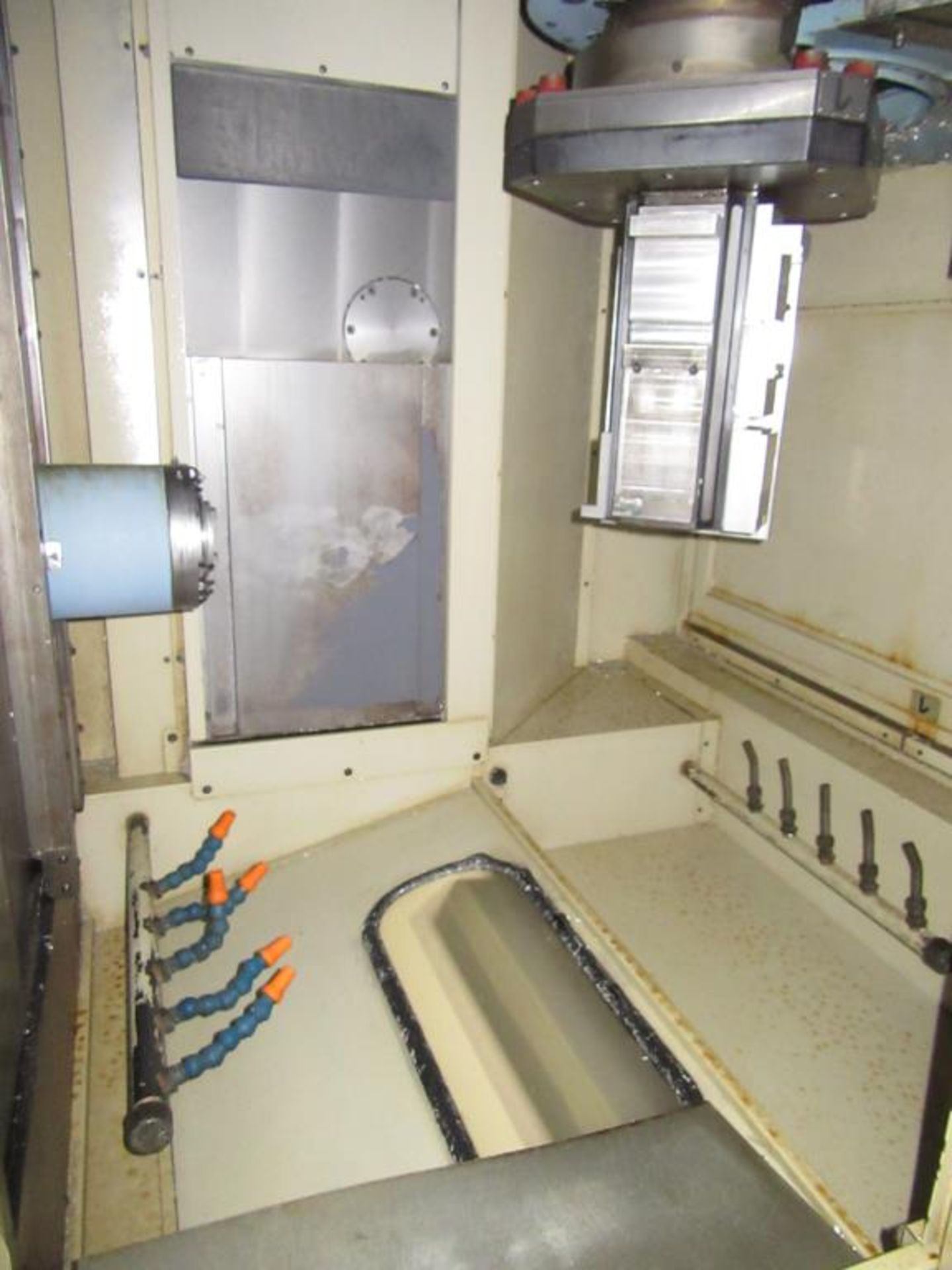 OKK HM-4. 1999 - CNC Horizontal Machining Center with Fanuc Series 21i-M 3-Axis Control Panel, (2) - Image 5 of 17