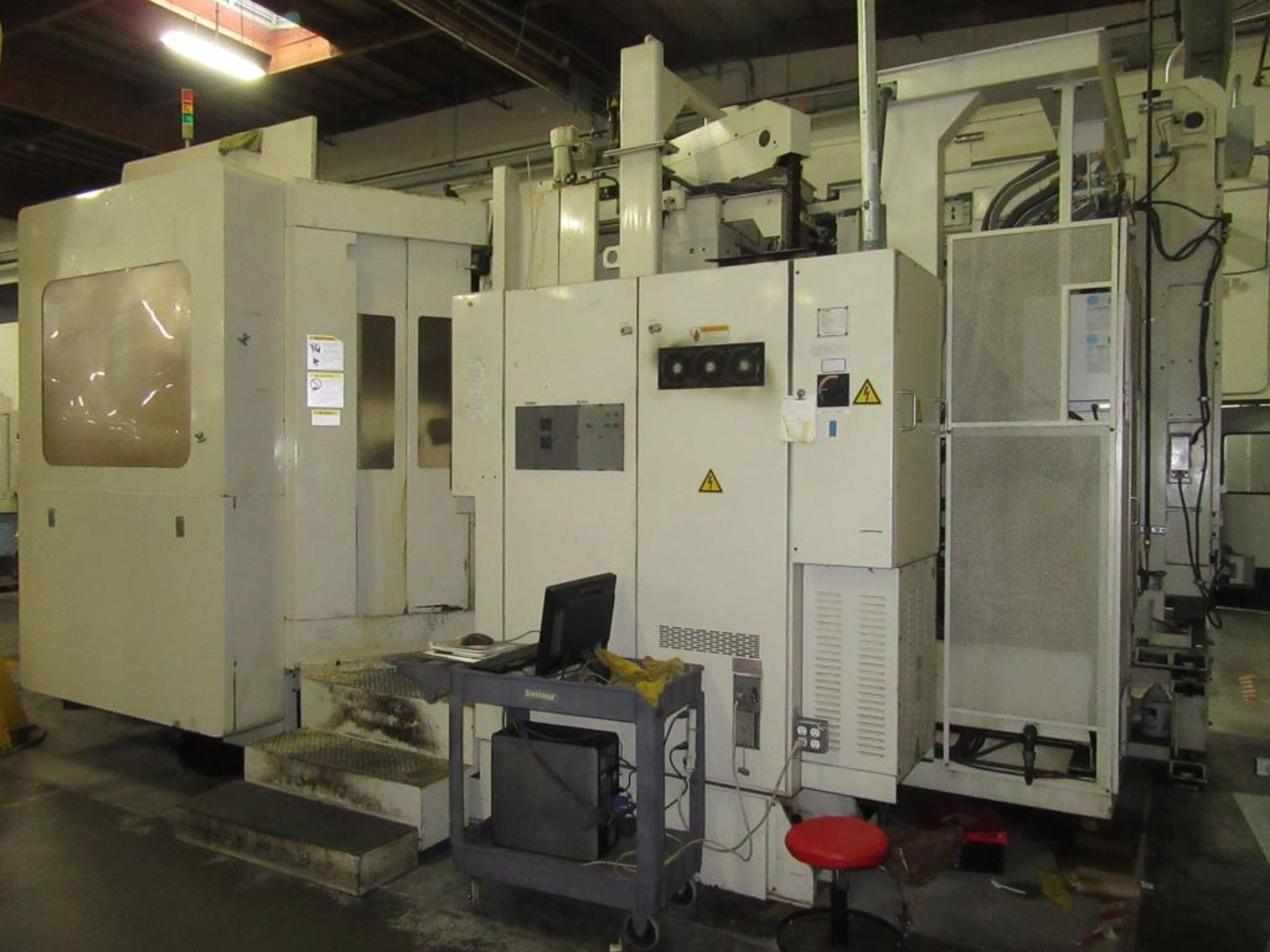 Okuma MC-800H. 1999 - CNC Horizontal Machining Center with OSP 7000M 3-Axis Control Panel, 32" - Image 11 of 24