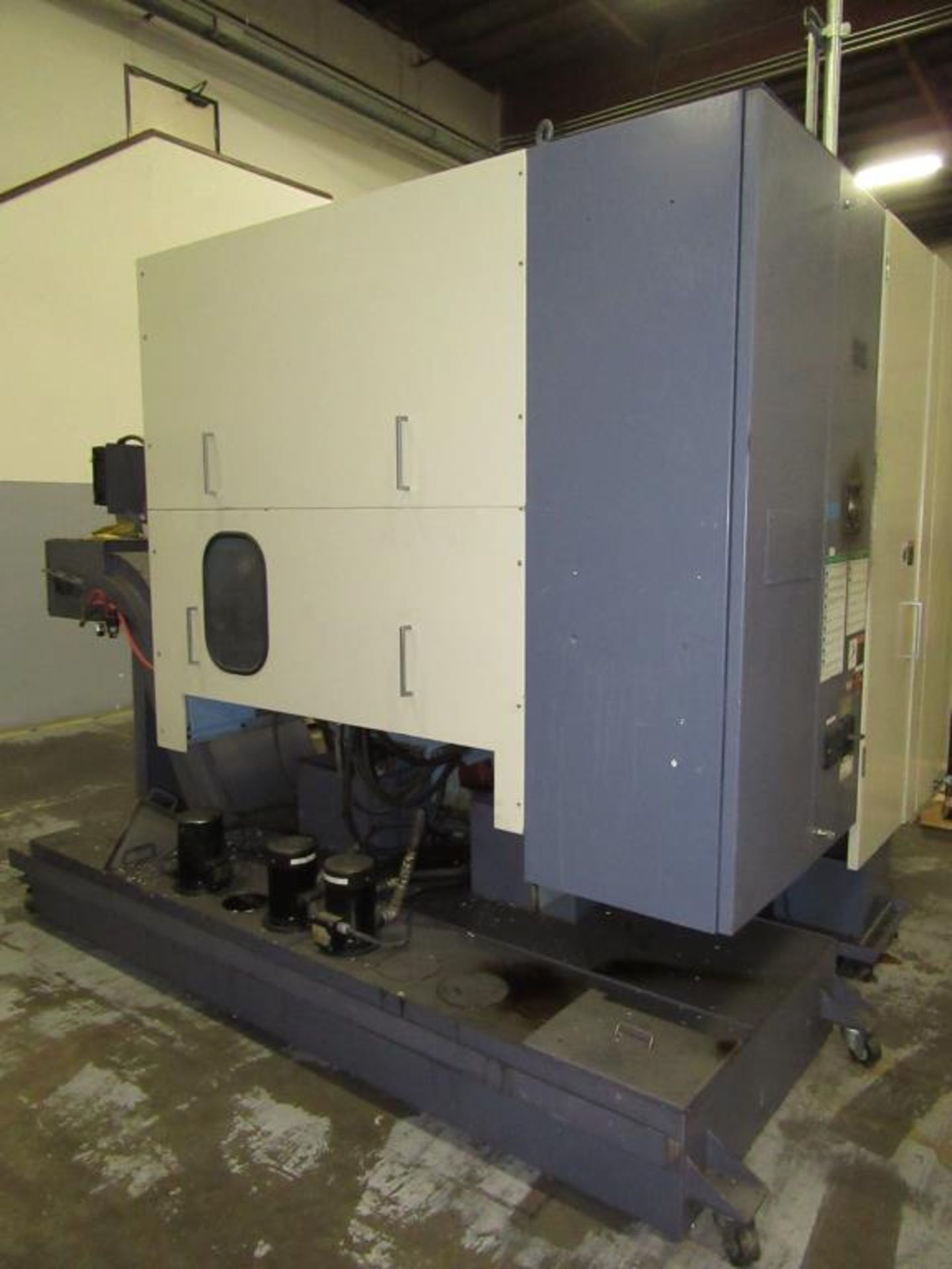 OKK HM-4. 1999 - CNC Horizontal Machining Center with Fanuc Series 21i-M 3-Axis Control Panel, (2) - Image 12 of 17