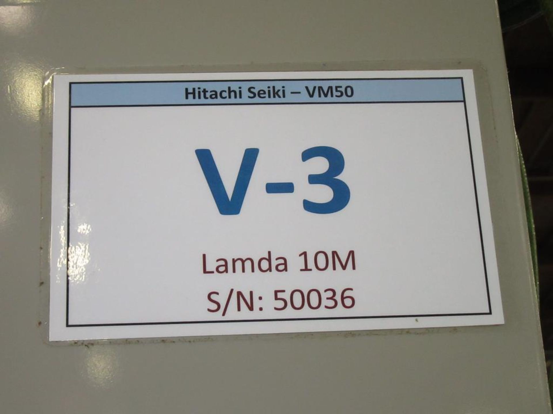 Hitachi Seiki VM-50. 1997 - CNC Vertical Machining Center with Seicos Lambda 10M 3-Axis Control - Image 14 of 15