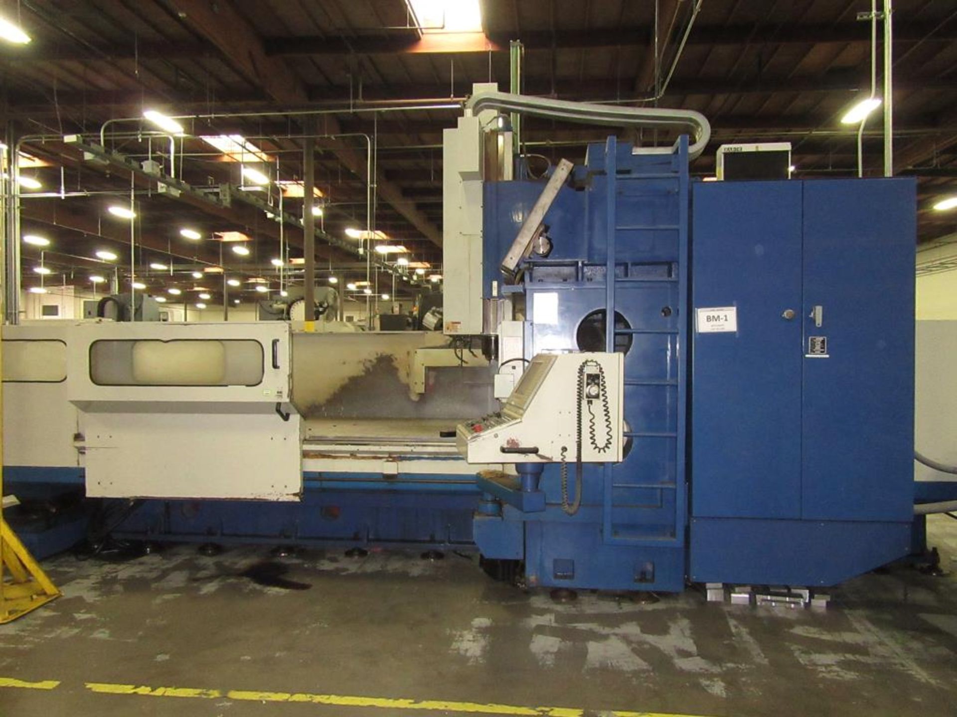 Viper HB-130W. 1997 - CNC Vertical Bridge Mill with Mitsubishi 3-Axis Control Panel, Table Size - Image 2 of 22