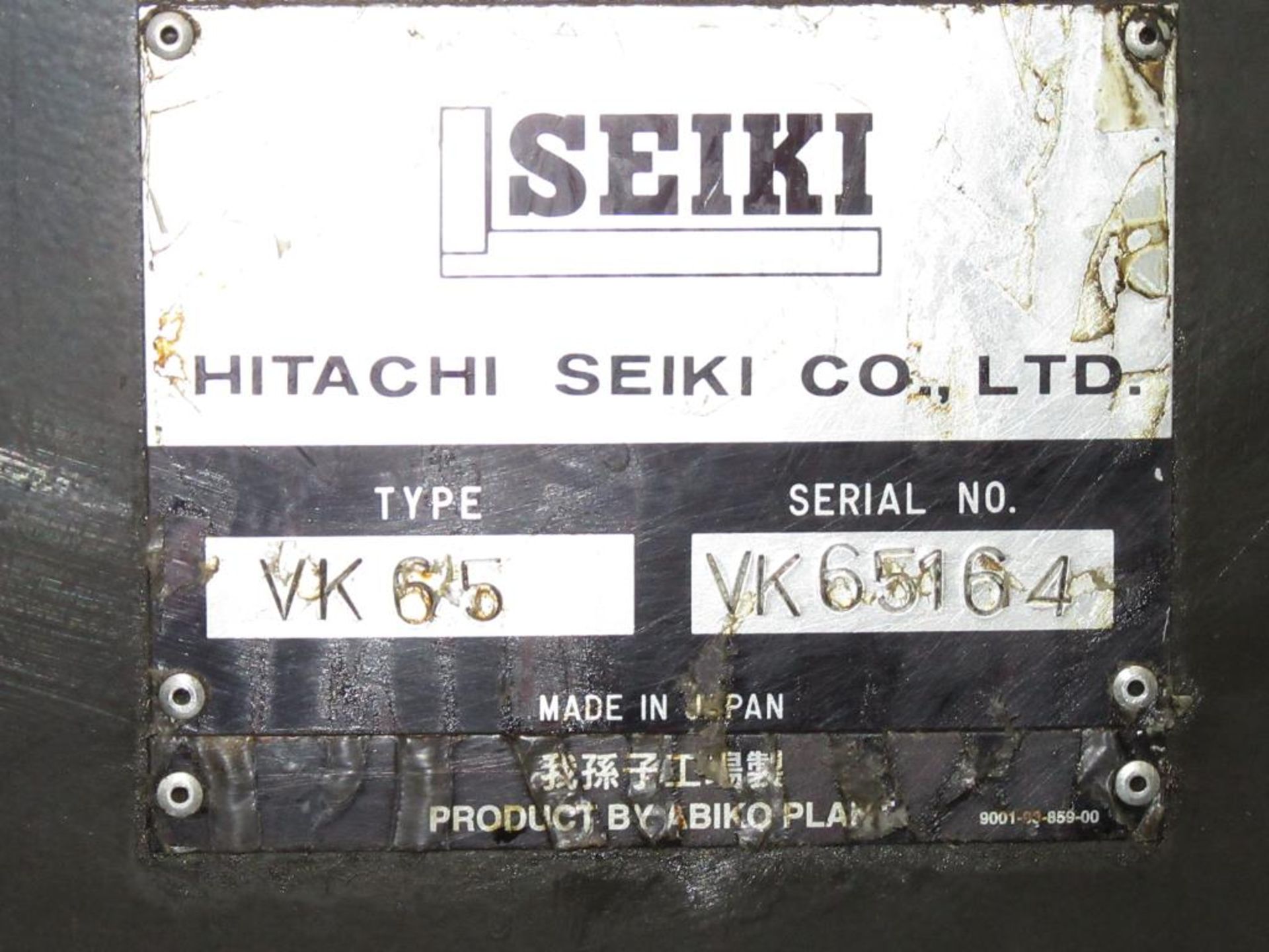 Hitachi Seiki VK-65. 1997 - CNC Vertical Machining Center with Seicos MIII 3-Axis Control Panel, - Image 13 of 16