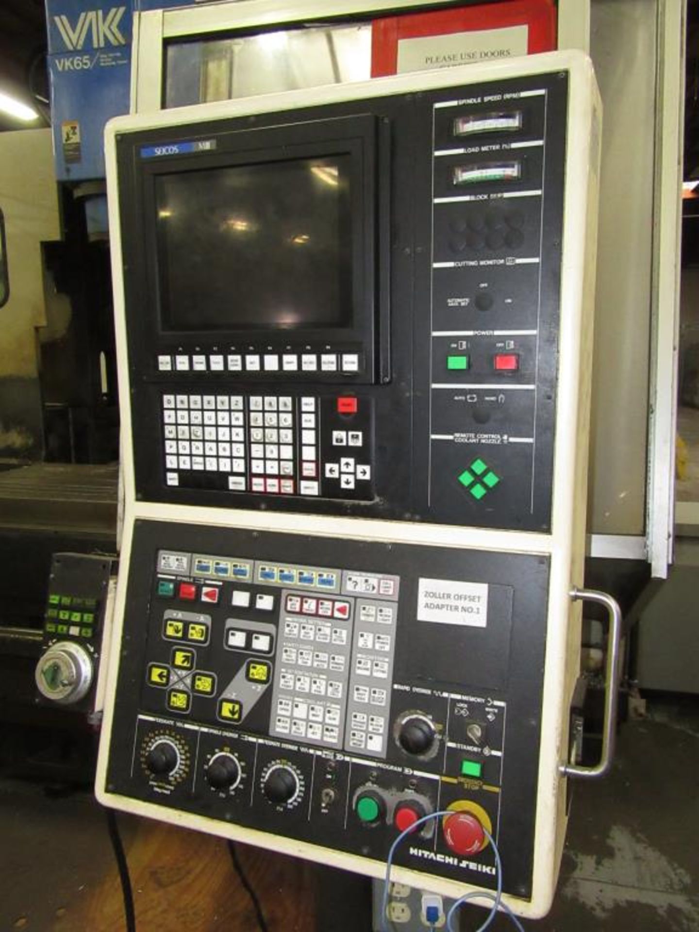 Hitachi Seiki VK-65. 1997 - CNC Vertical Machining Center with Seicos MIII 3-Axis Control Panel, - Image 2 of 16