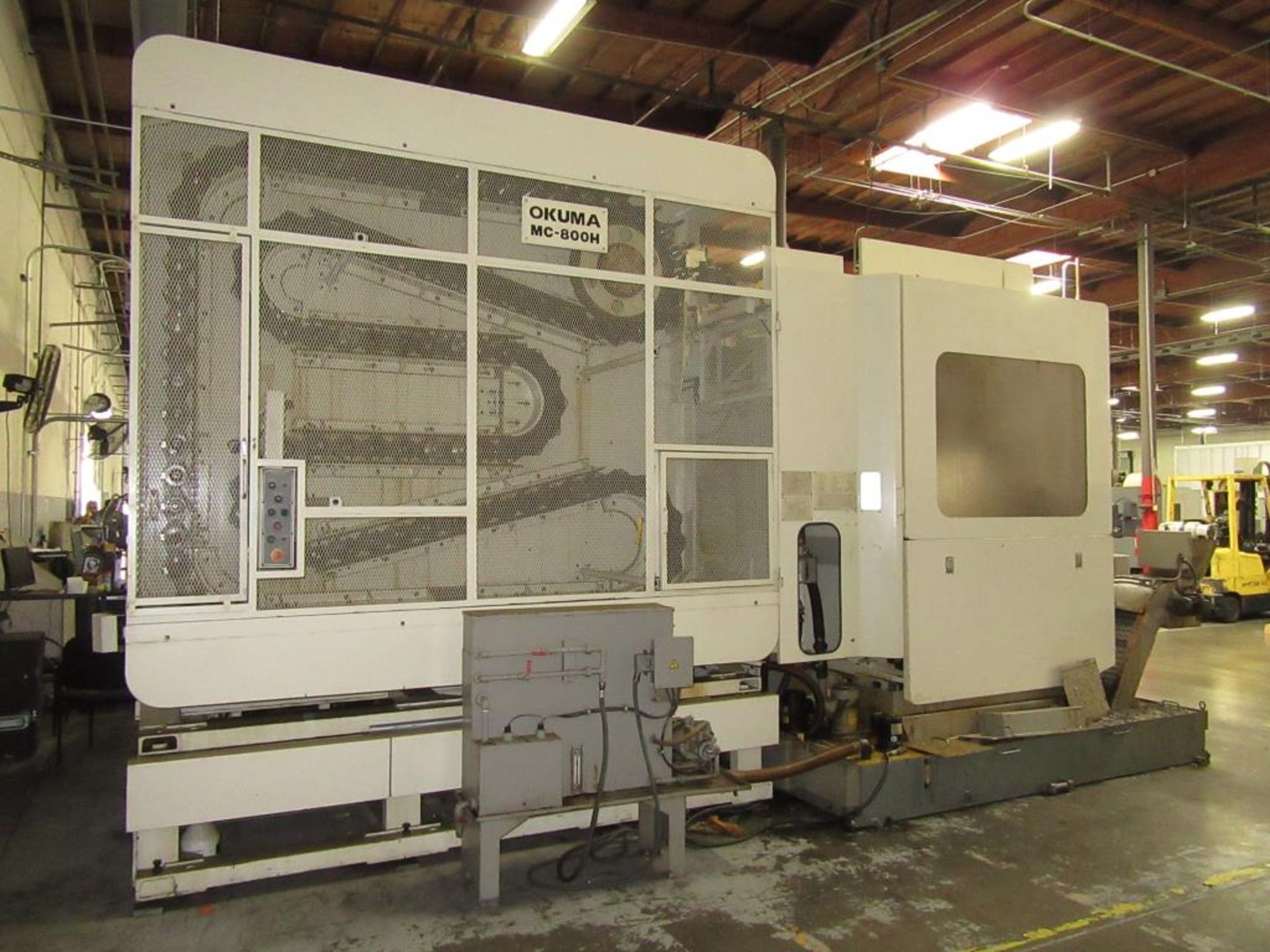 Okuma MC-800H. 1999 - CNC Horizontal Machining Center with OSP 7000M 3-Axis Control Panel, 32" - Image 5 of 24