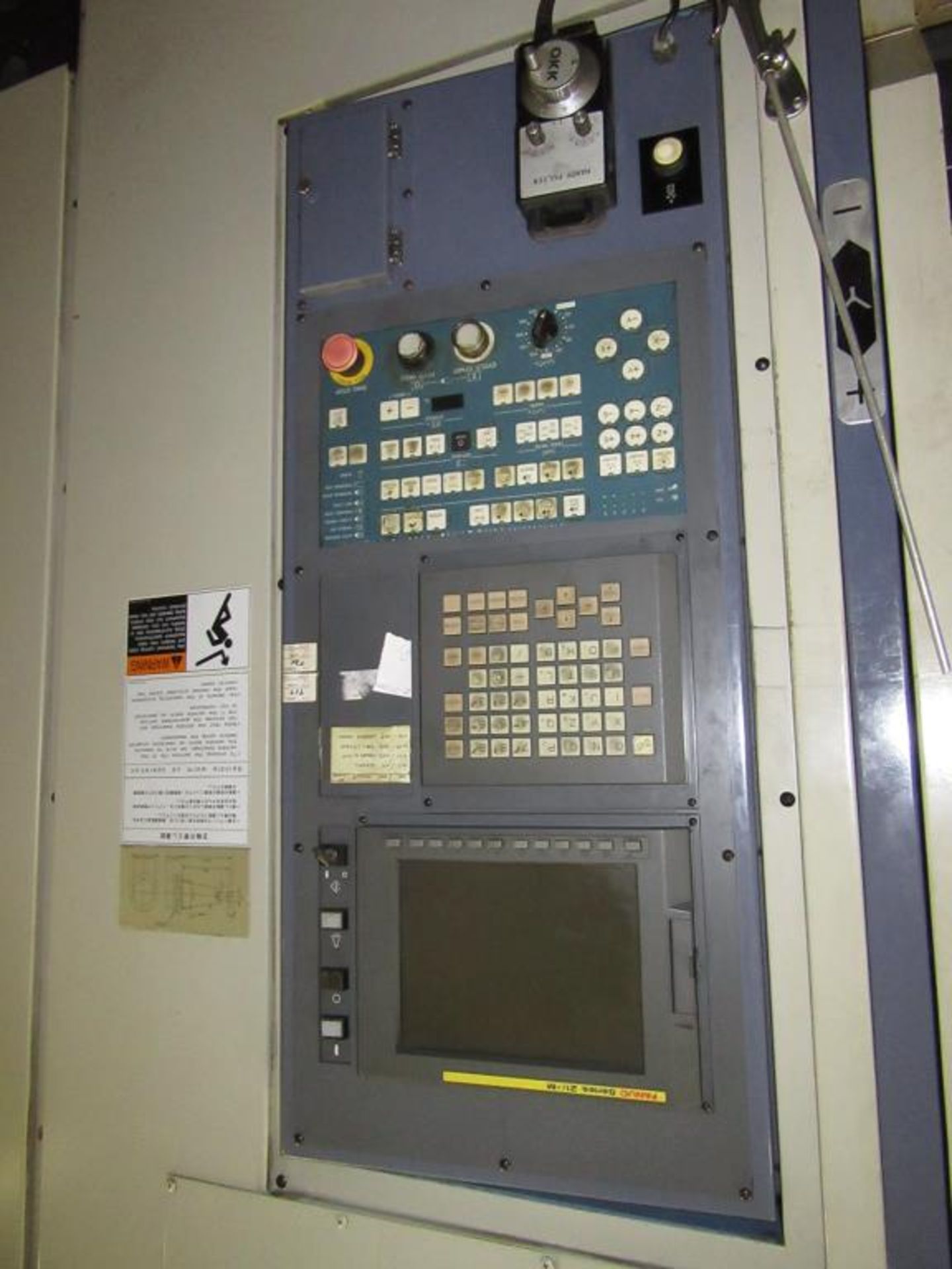 OKK HM-4. 1999 - CNC Horizontal Machining Center with Fanuc Series 21i-M 3-Axis Control Panel, (2) - Image 3 of 17