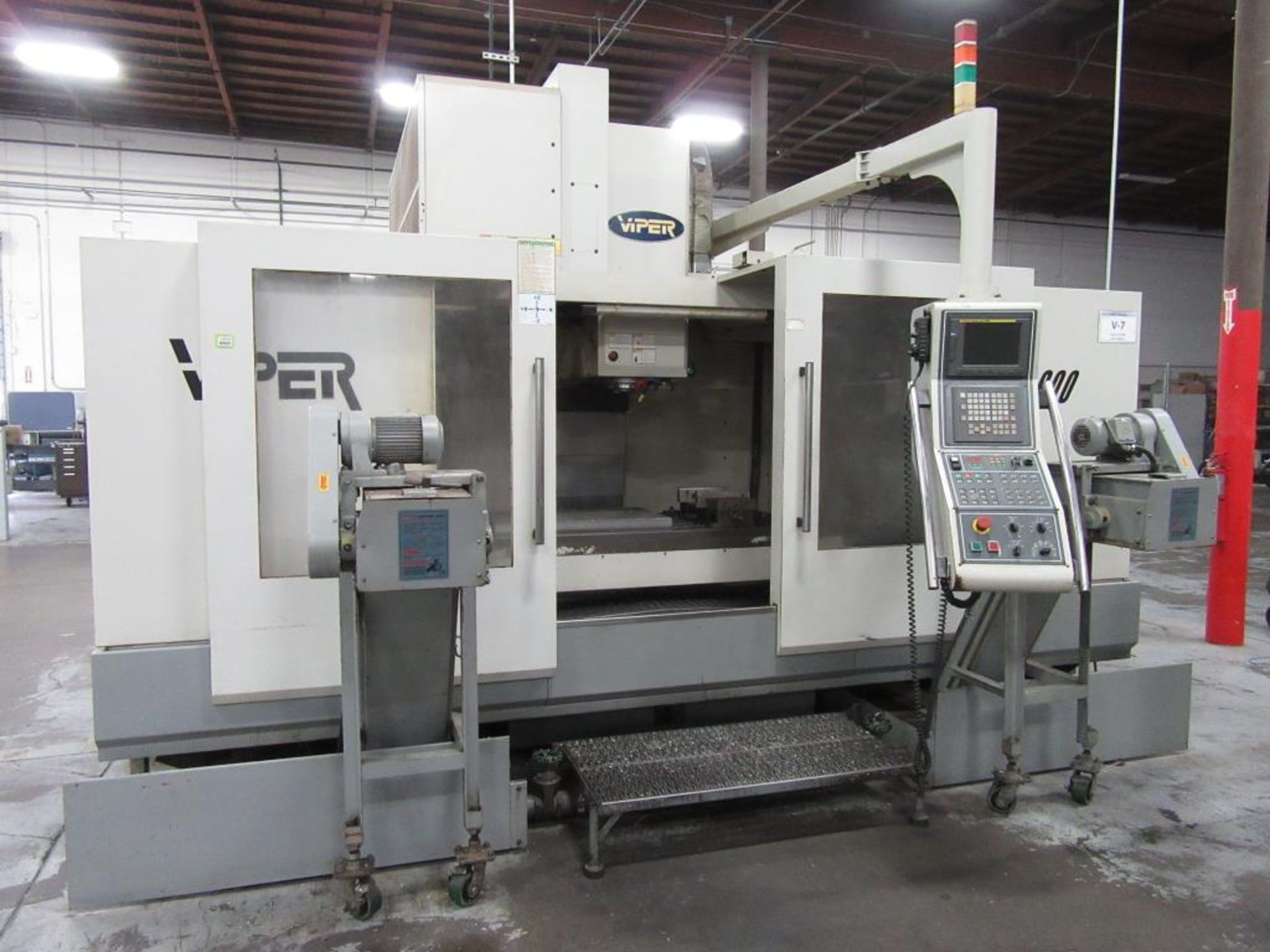 Mighty Viper VMC-1600A. 2006 - CNC Vertical Machining Center with Fanuc 21i-MB 3-Axis Control Panel, - Image 3 of 22