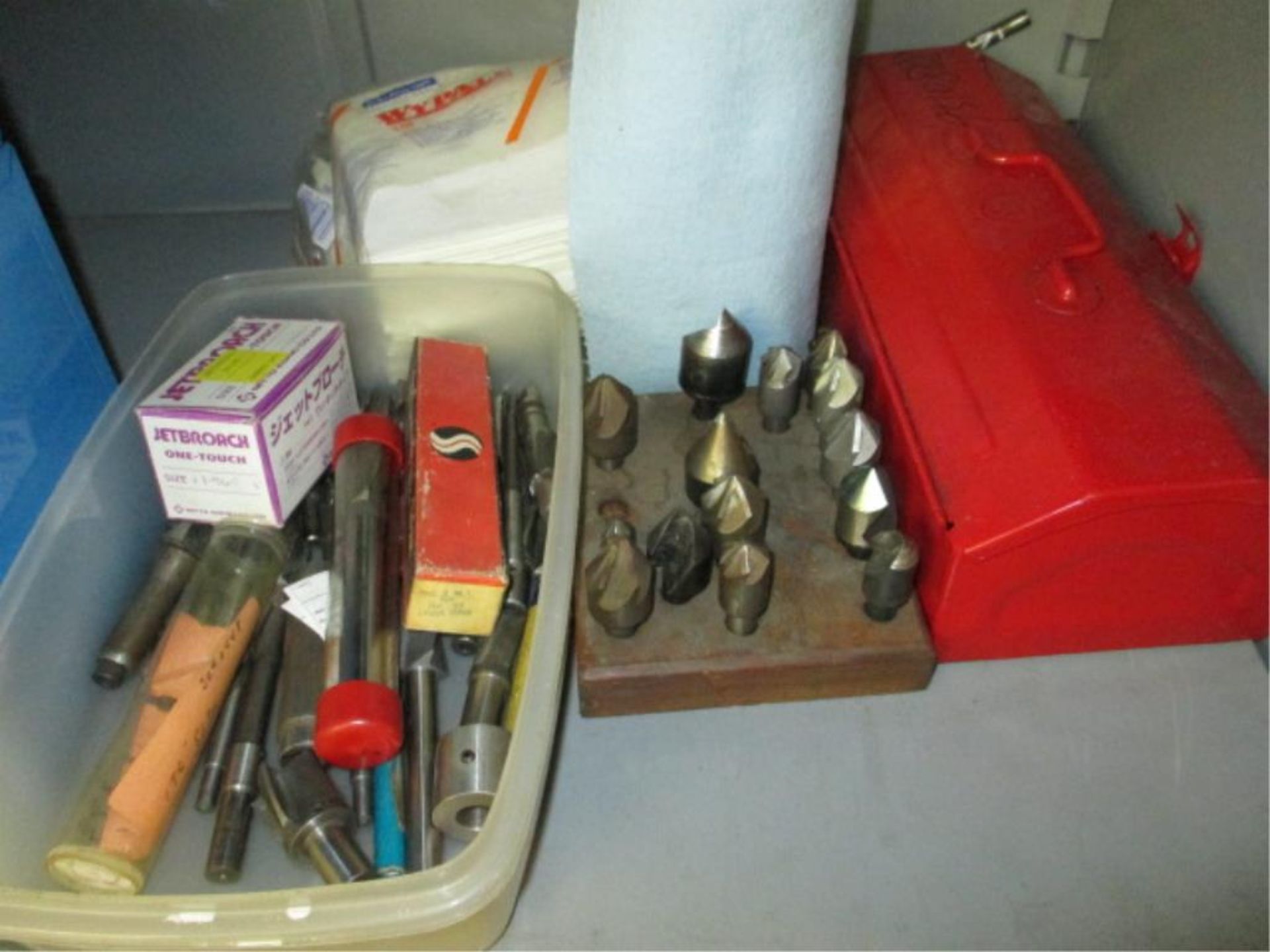 Cabinet with Contents. Huot Lot: (1) Storage Cabinets with (6) Drill Cabinets and Drill Bits. HIT# - Image 7 of 8