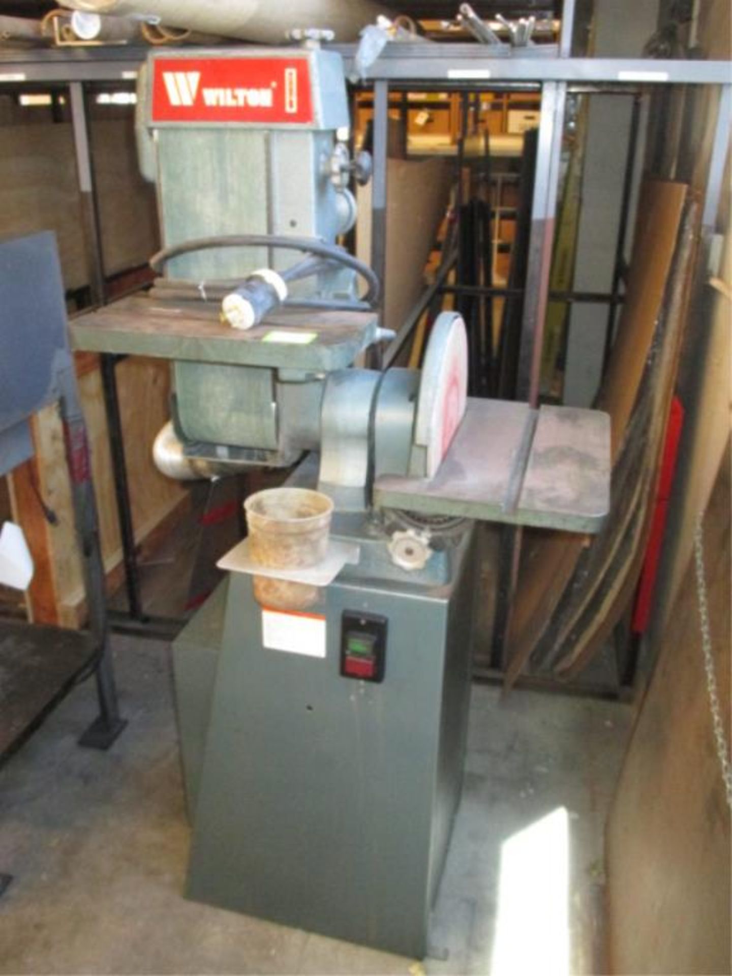 Sander. Wilton 4200 6" Belt / 12" Disk Sander with Dust Collector. S/N-28483. HIT# 2205981. Main