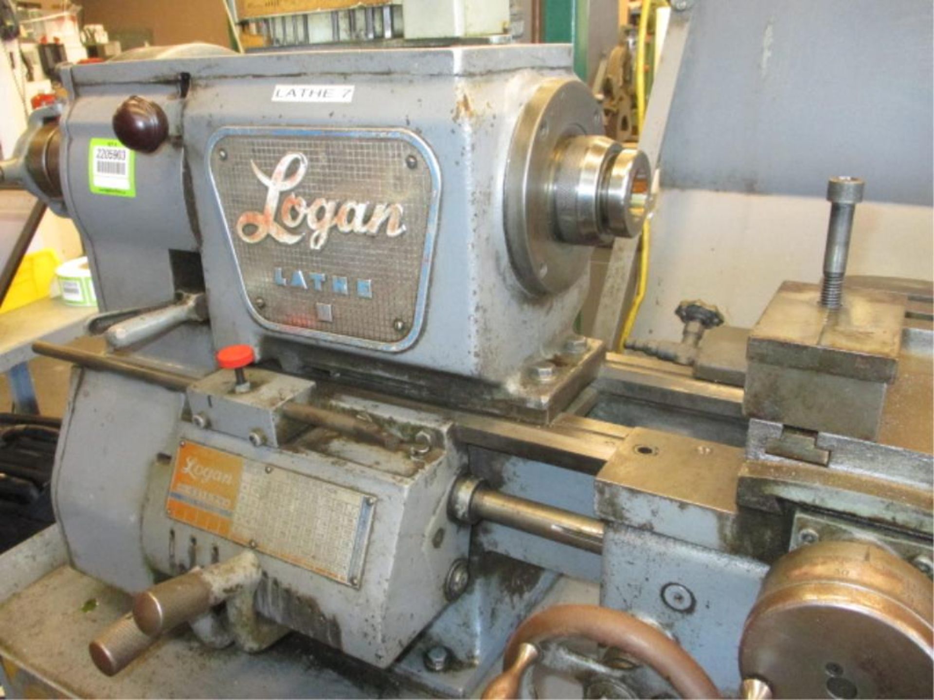 Lathe. Logan 2535.2.VH Variable Speed Engine Lathe with 7.5" 3-Jaw Chuck, 1 1/16" Spindle Bore, - Image 2 of 6