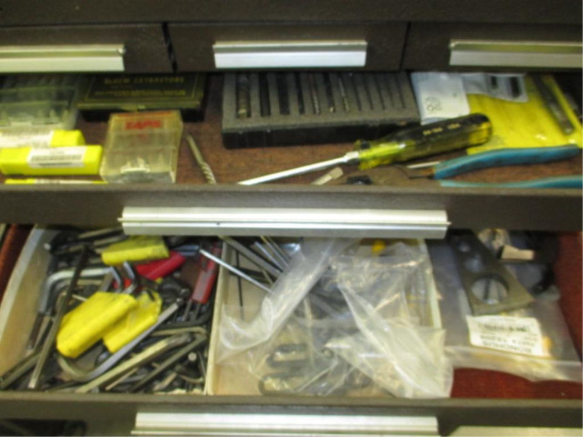 Tool Cabinet. Kennedy 14-Drawer Rolling Tool Cabinet with Contents. HIT# 2205851. CNC Room. Asset - Image 2 of 5