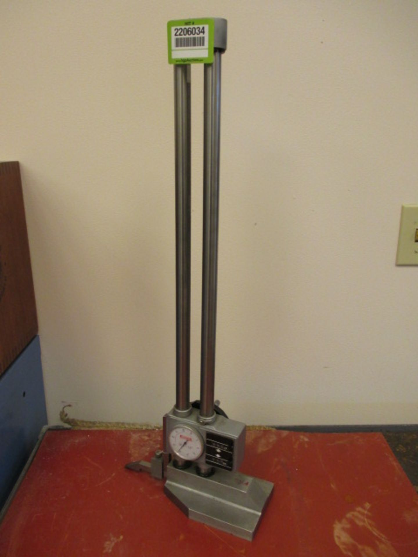 Height Gage. SPI 18" Dial Height Gage. HIT# 2206034. Inspection. Asset Located at 859 Ward Drive,