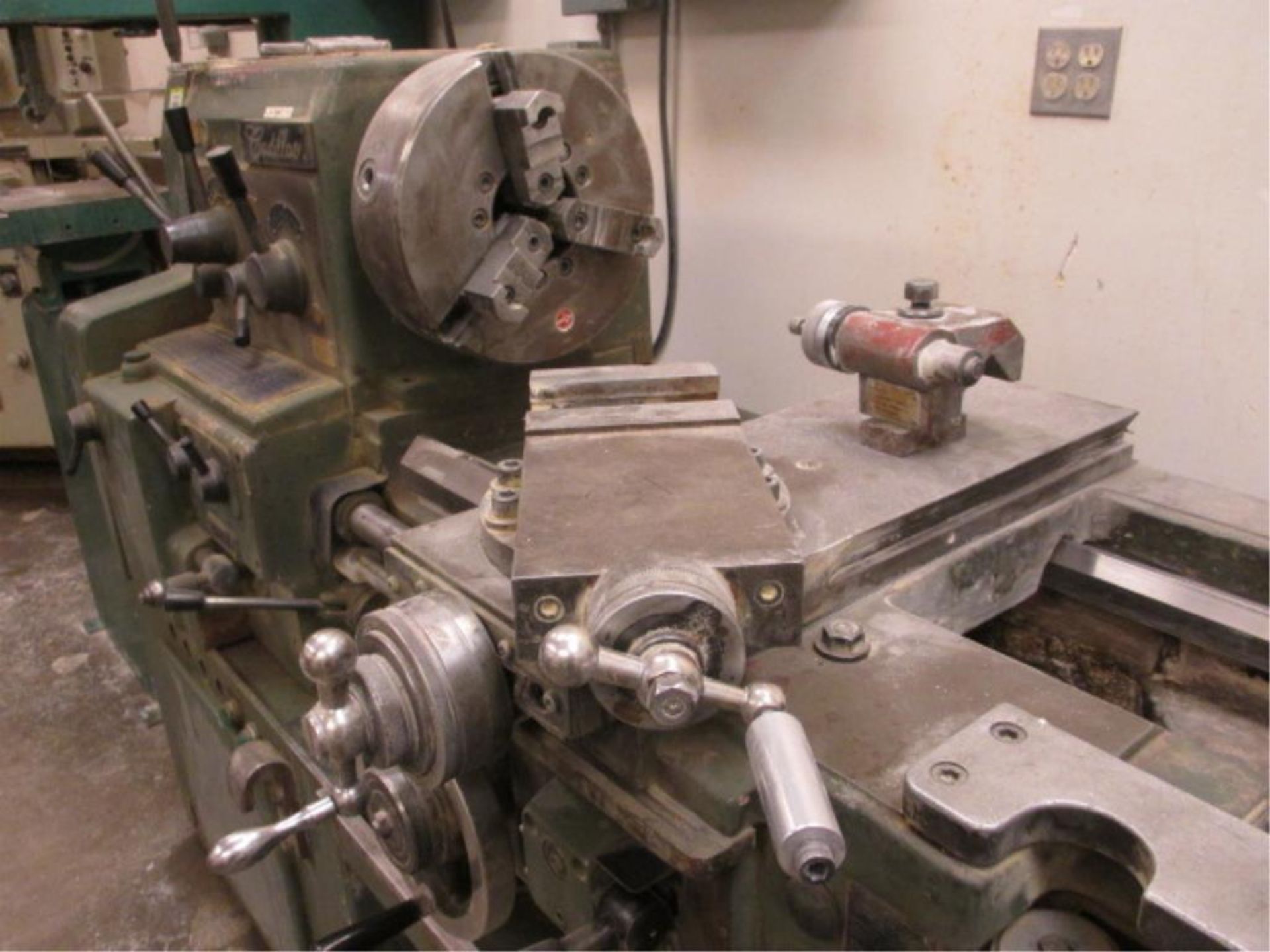 Lathe. Cadillac 1749G Engine Lathe with 12" 3-Jaw Chuck, 2 1/8" Spindle Bore, 12" 4-Jaw Chuck, - Image 3 of 4