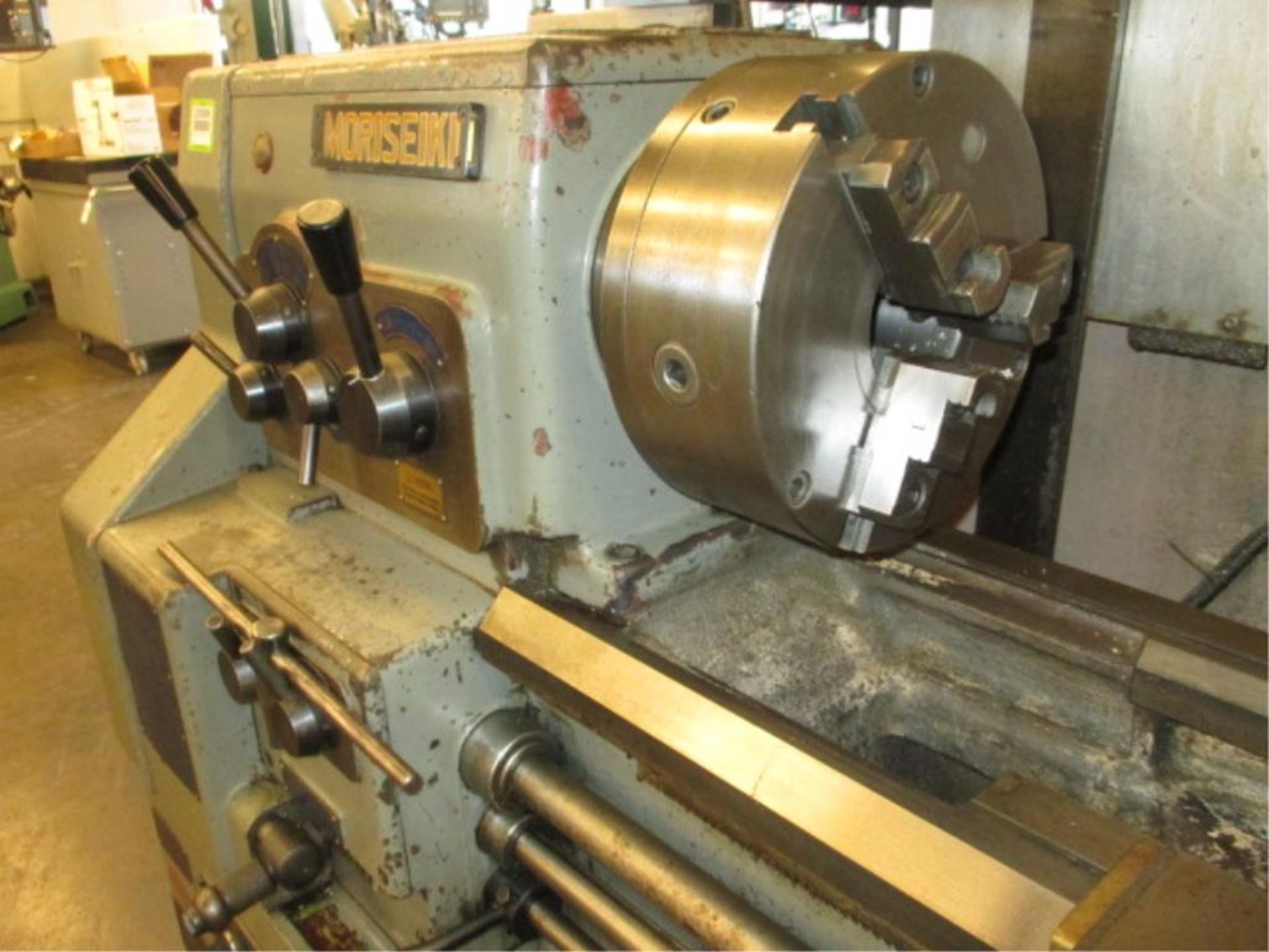 Lathe. Mori Seiki ML-850 Geared Head Gap Bed Lathe with 10.75" 3-Jaw Chuck, 1 5/8" Spindle Bore, - Image 2 of 5