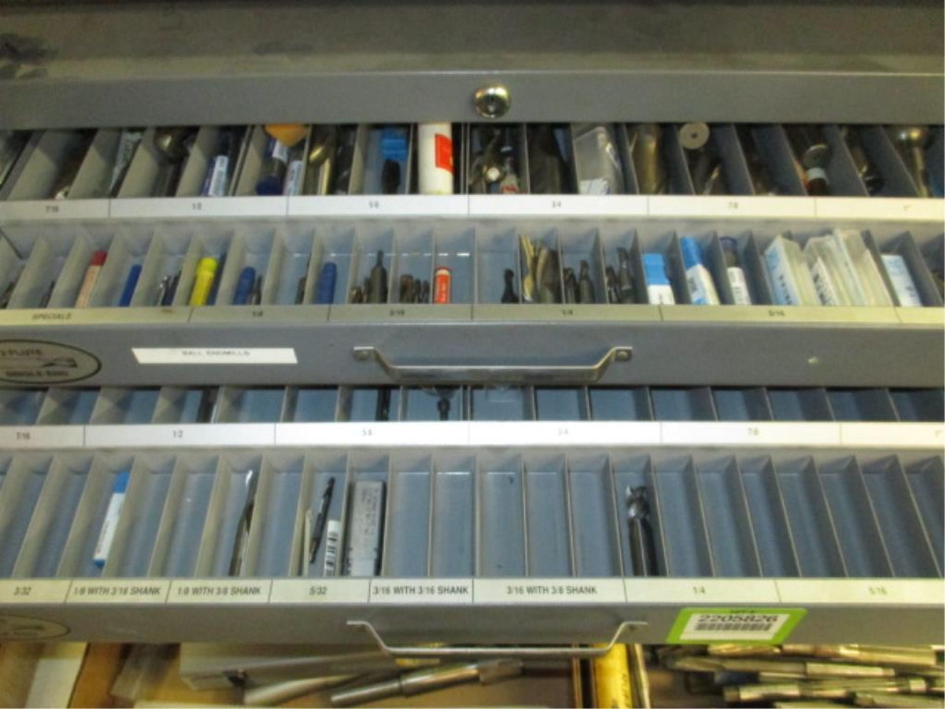 Endmill and Reamers. Huot Lot: (2) Endmill Cabinets and (4) Reamer Cabinets with Ball and Radius - Image 7 of 7