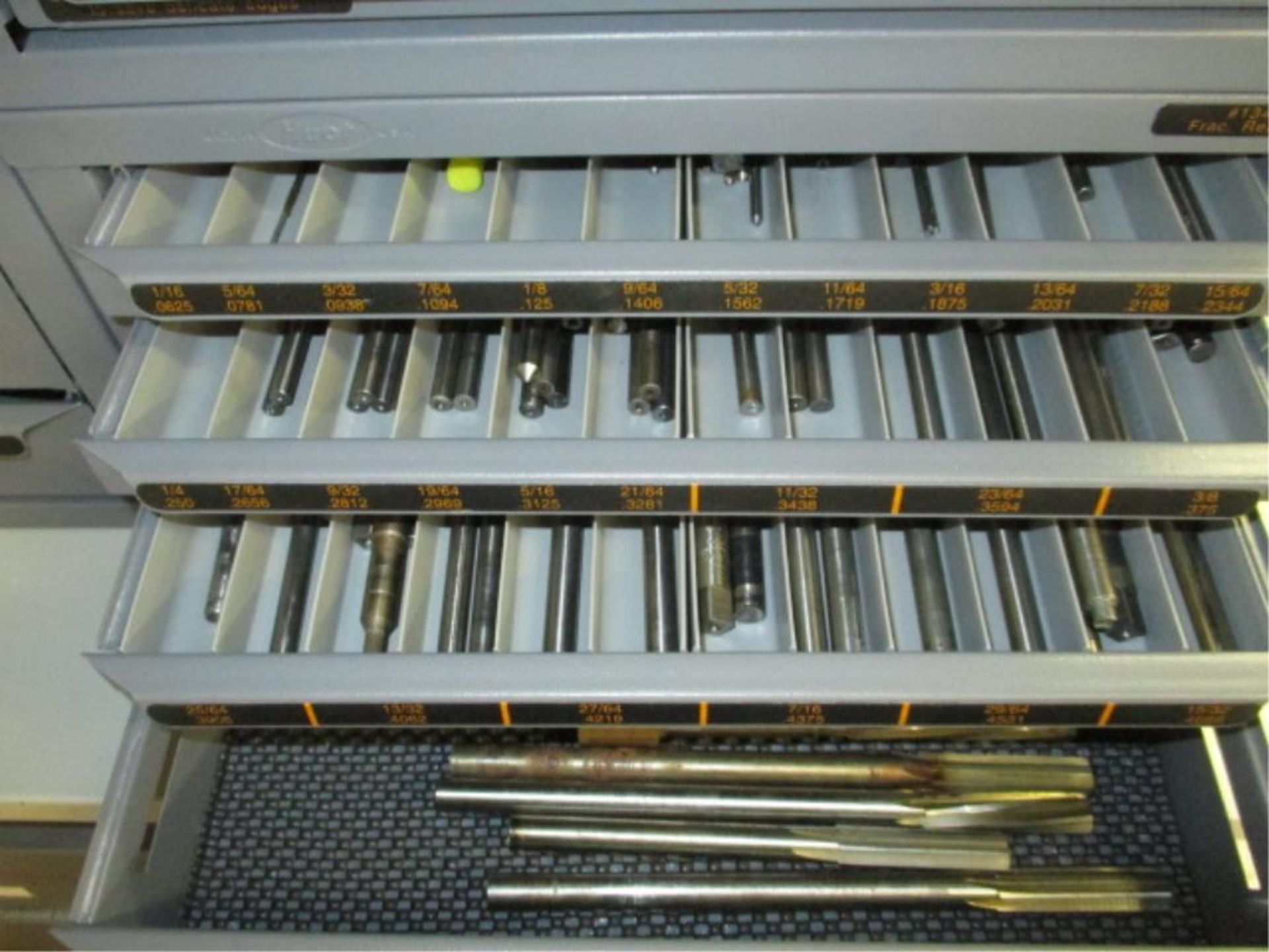 Endmill and Reamers. Huot Lot: (2) Endmill Cabinets and (4) Reamer Cabinets with Ball and Radius - Image 5 of 7