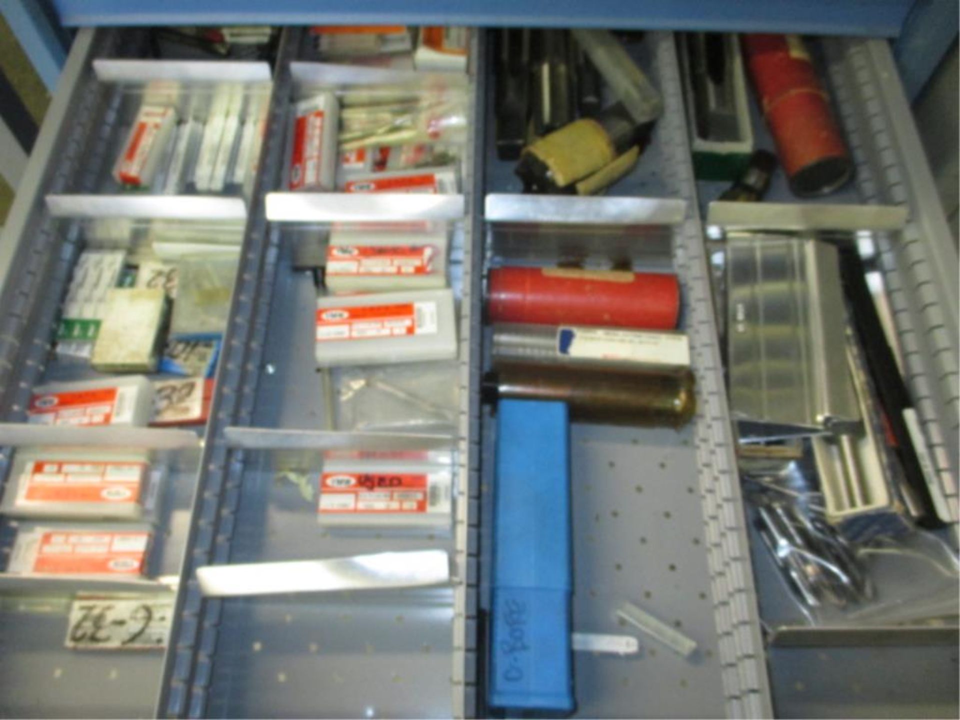 Tooling Cabinet. Lista 10-Drawer Tooling Cabinet with Contents. Includes: Circular Saws & Arbors, - Image 9 of 10