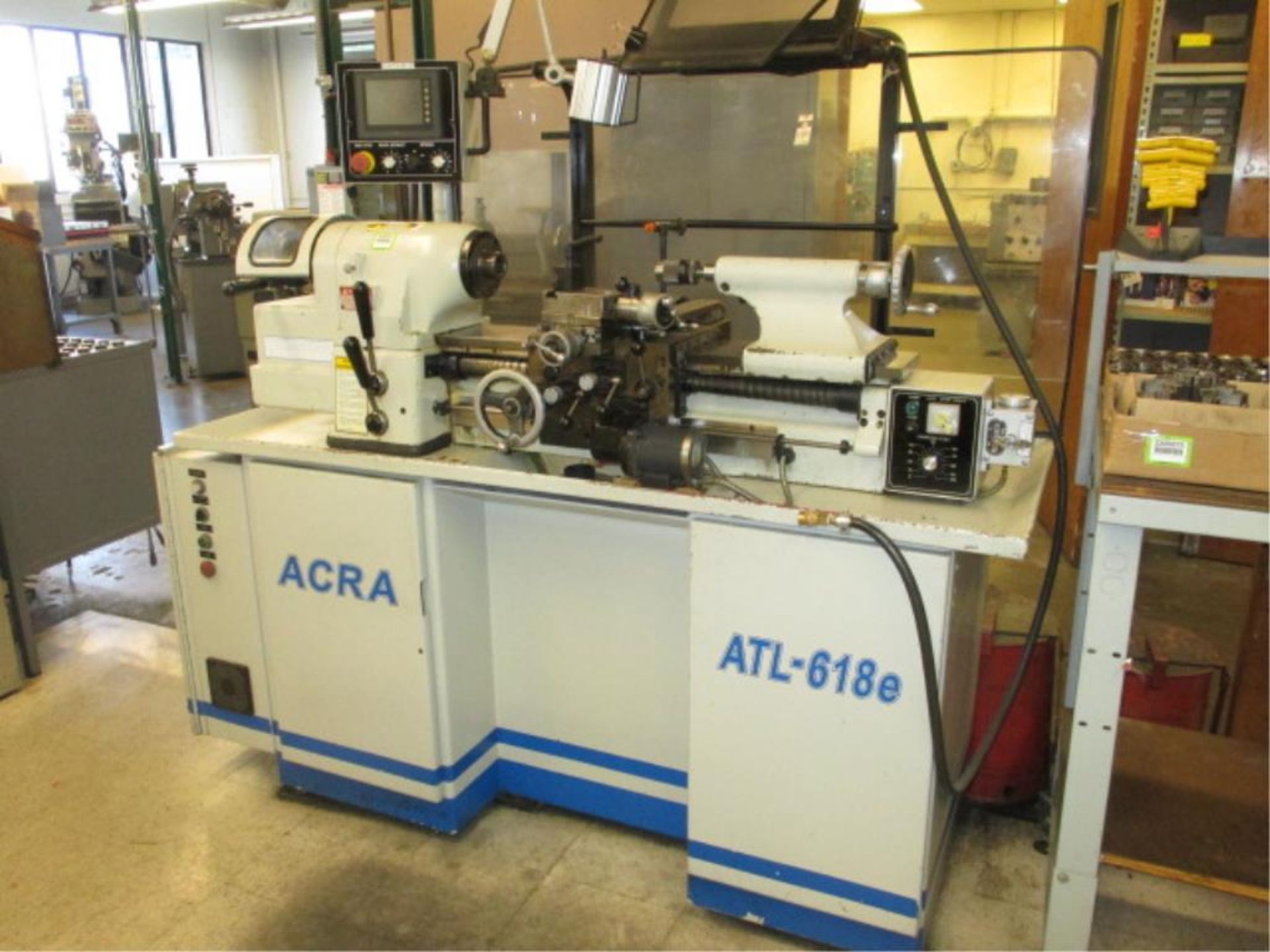 Lathe. 1998 Acra ATL-618e Automatic Toolroom Lathe with 1 3/8" Spindle Bore, Spindle Speeds: 4000