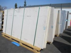 Lot: (53) Assorted Quartz Stone Slabs with (4) Wood A-Frames [Click on PDF Hyperlink Located in