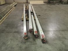 Lot: transfer conveyor parts , 20' length. HIT# 2191821. North Warehouse. Asset Located at 100